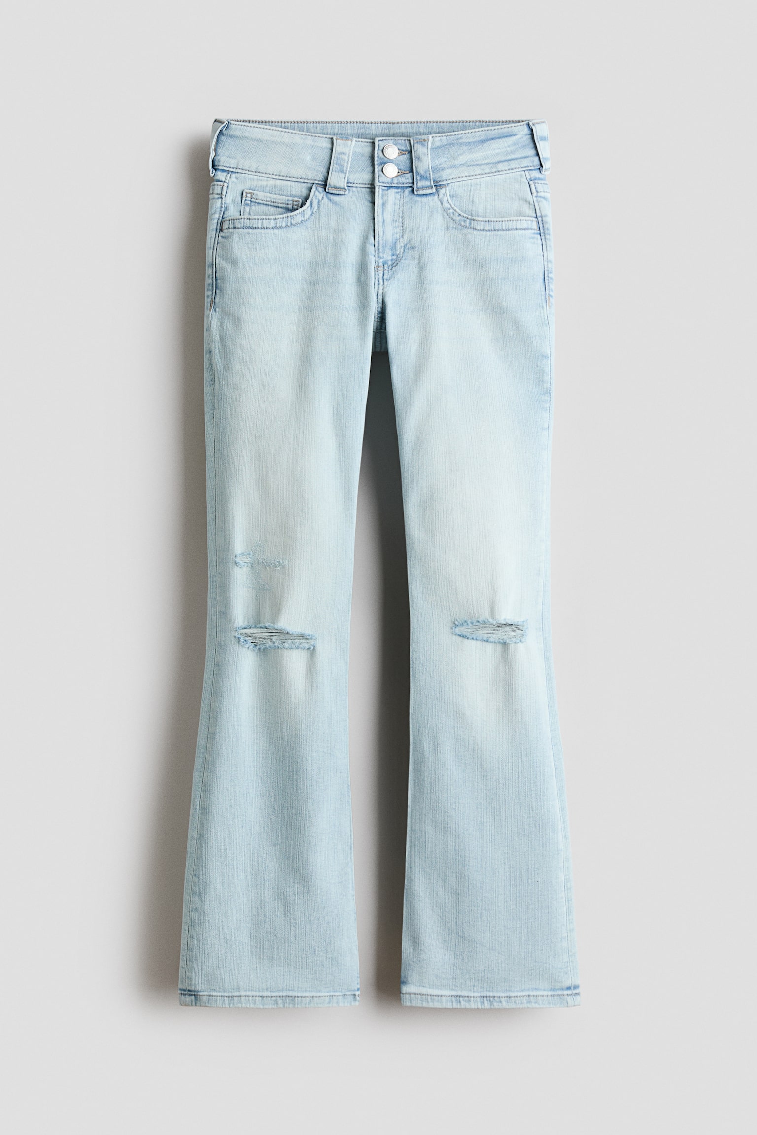 Bootcut Leg Low Jeans - Light denim blue/Washed denim grey/Denim blue/Light denim blue/Denim blue/Washed denim black/Light denim blue/Dark denim blue/Light grey/Denim black - 1