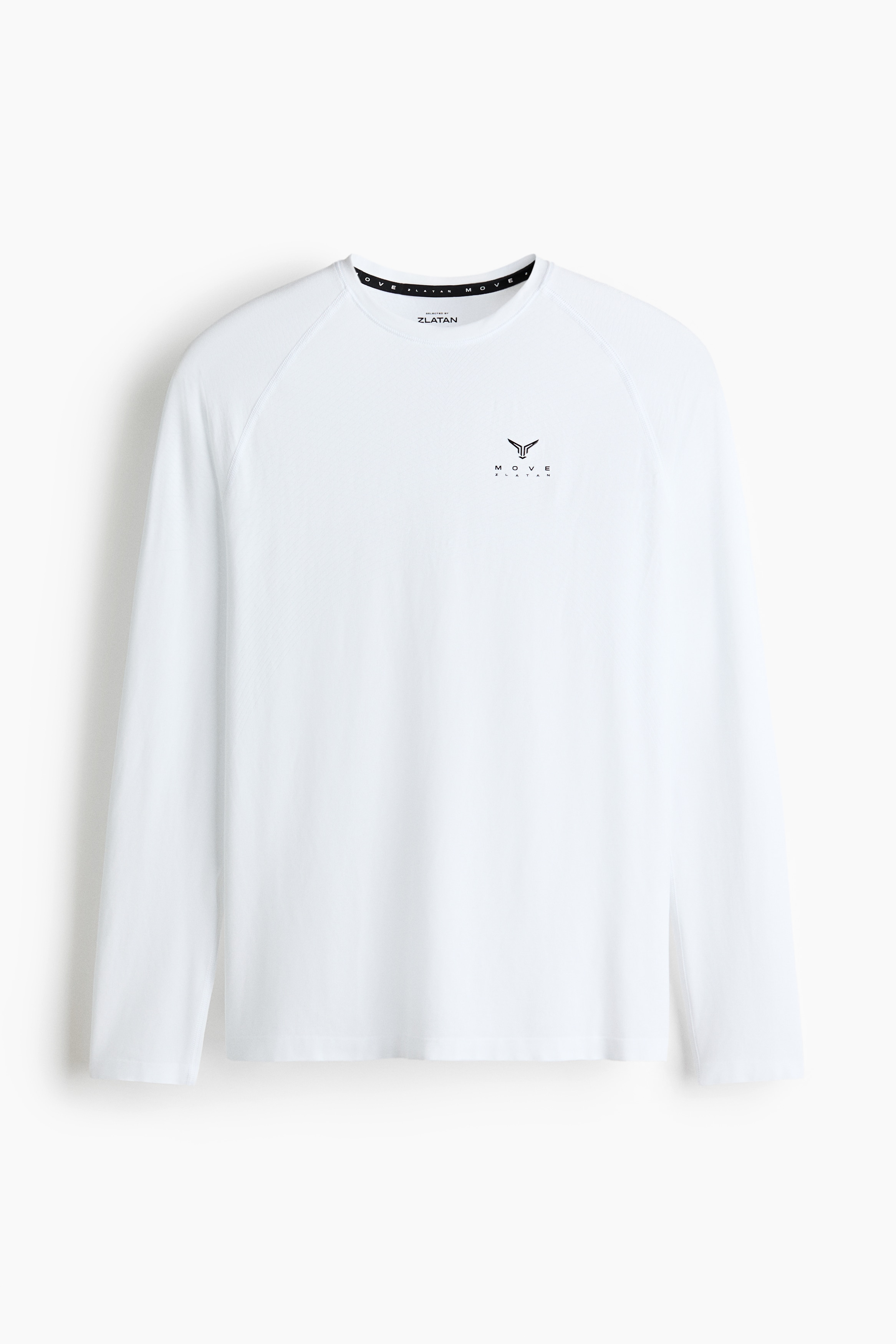 Muscle Fit Sports top with DryMove™ - White/Dark navy blue