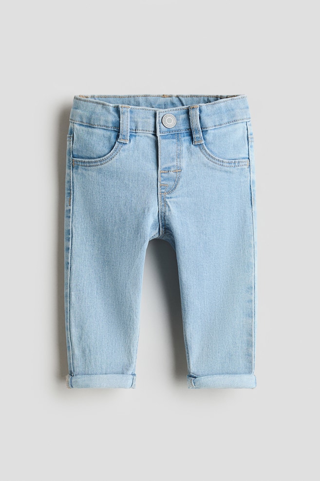 Slim Fit Jeans - Licht denimblauw/Donker denimblauw/Zwart - 1