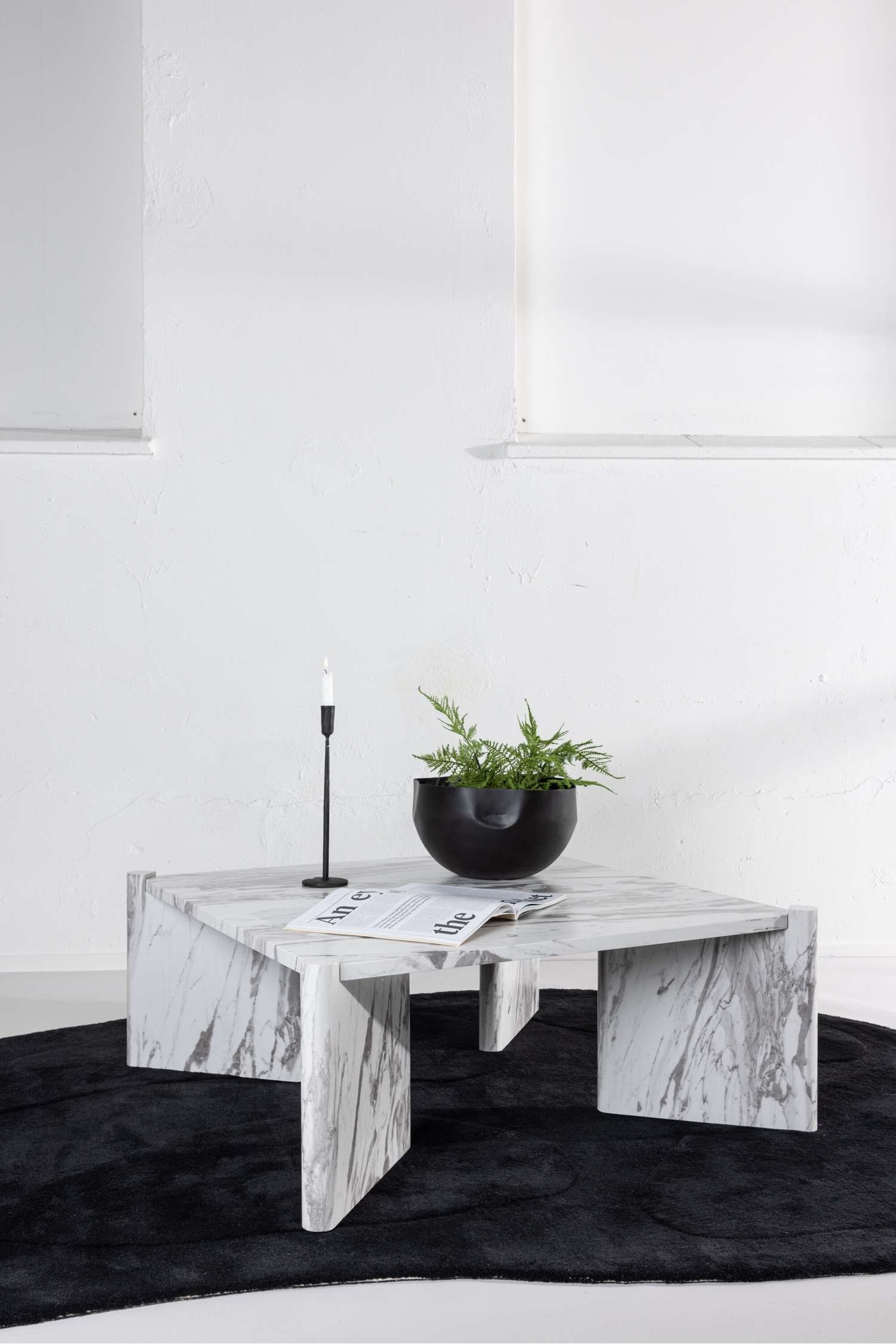 Rogaland Sofa Table - Mdf, Grey/Mdf, Mocca/Mdf, White