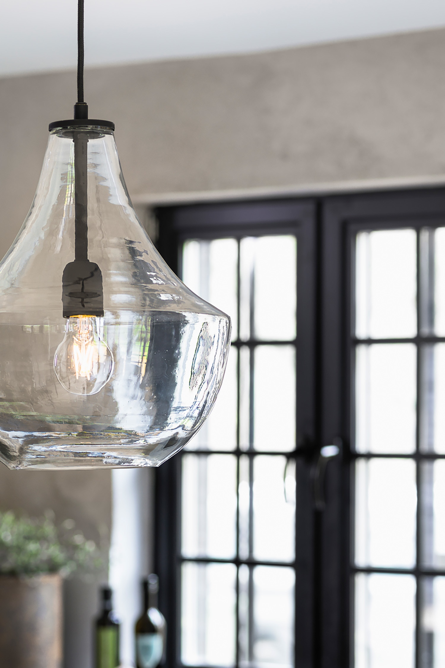 Wisząca Lampa Hamilton 21cm - Przezroczysty