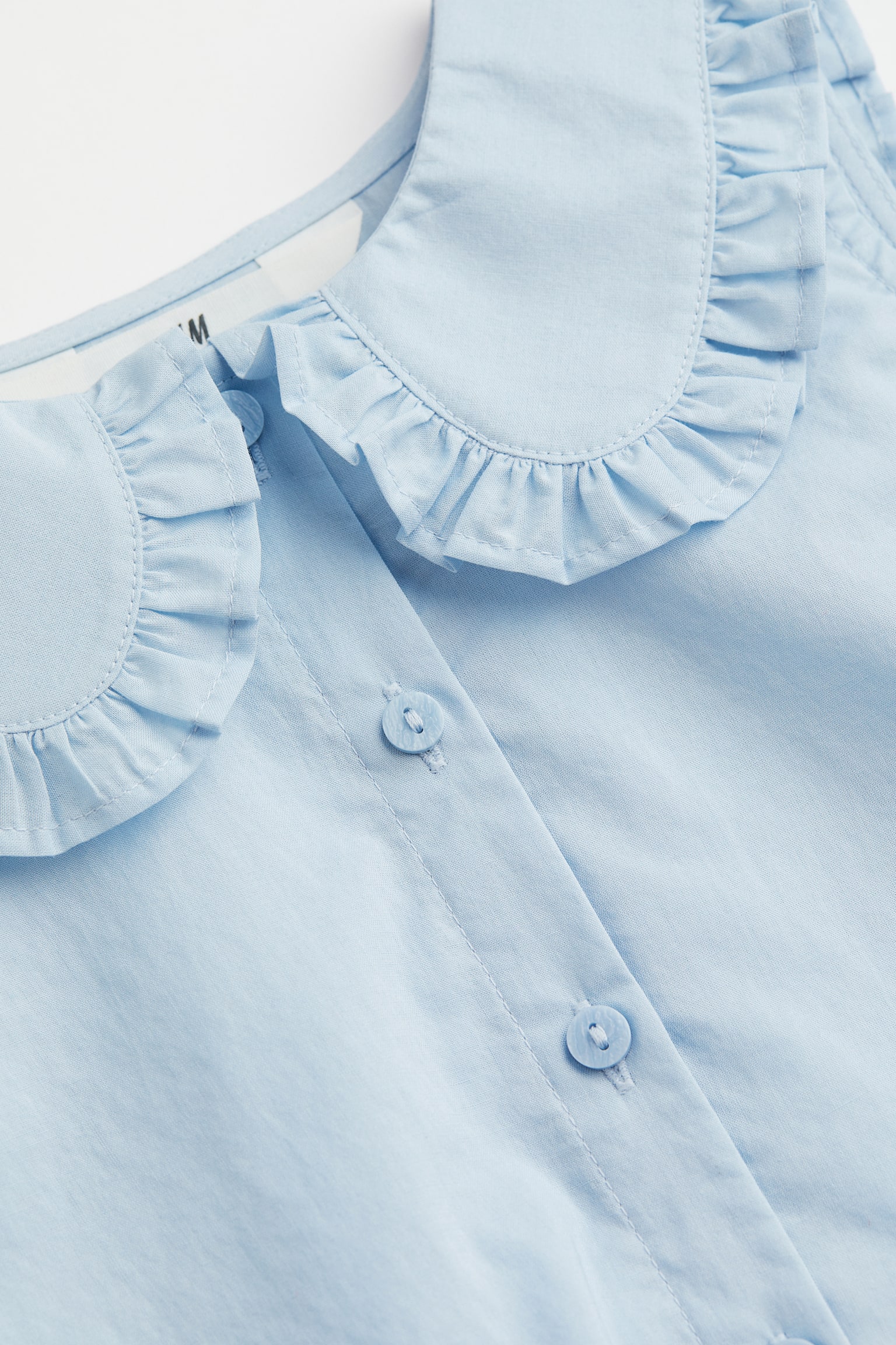 Collared Blouse - Light blue - 2