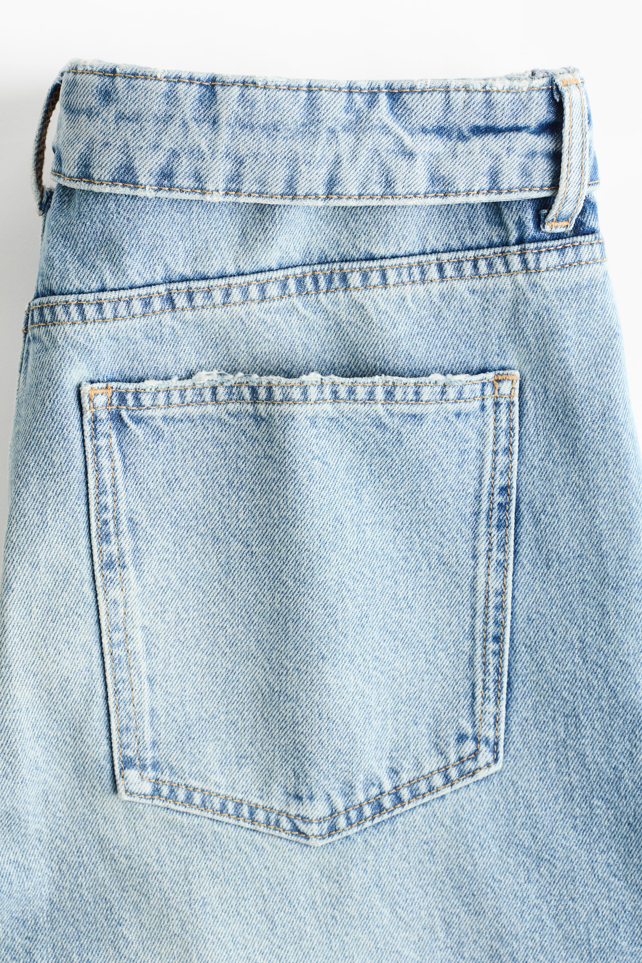 Barrel-Leg Regular-Waist Jeans
