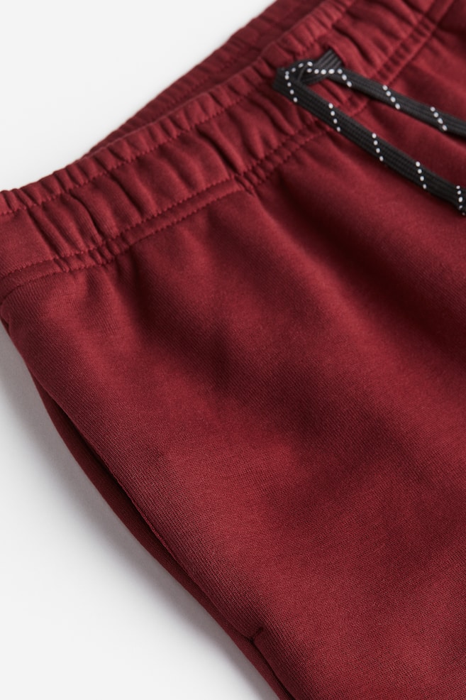 DryMove™ Sports tights with shorts - Dark red/Black/Light beige/Grey - 3