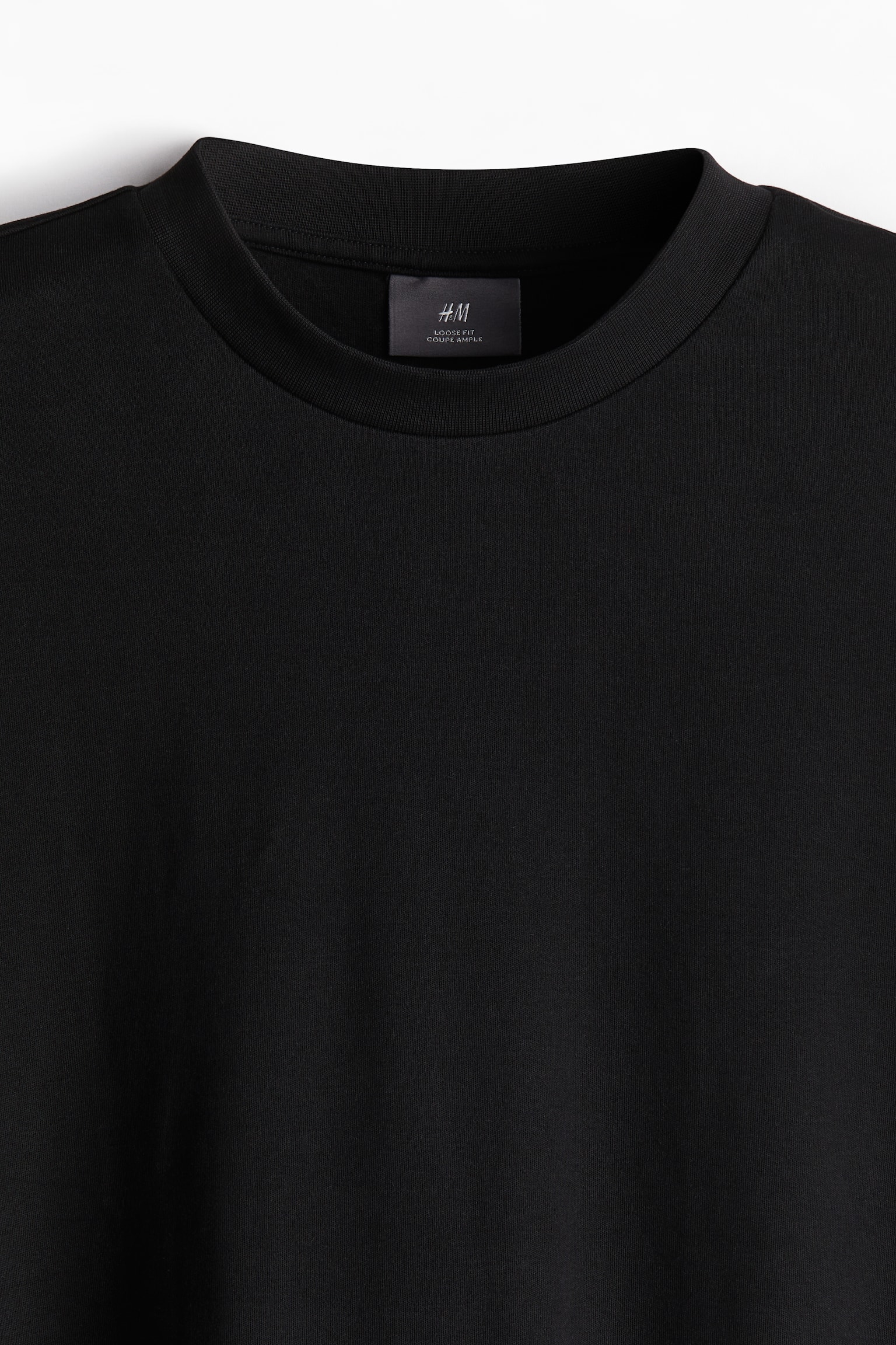 Loose Fit T-shirt - Black/White/Dark grey/Cream/Dark sage green - 3