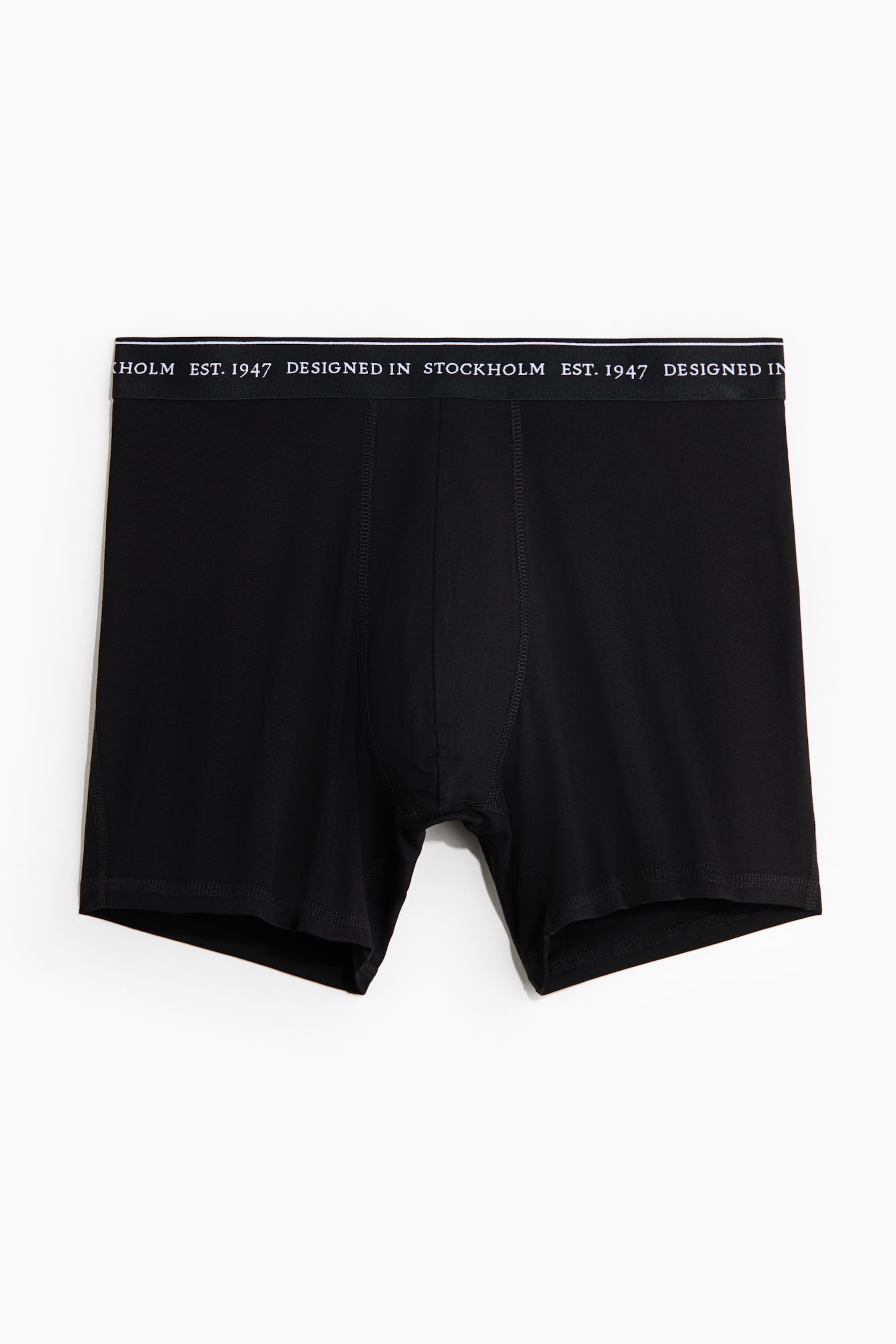 Мужские трусы-боксеры H&M Coolmax, 3 пары, цвет: Чёрный — фото 4
