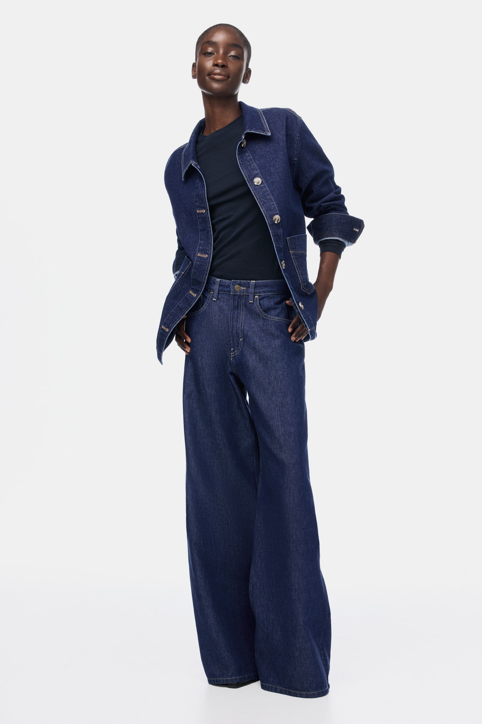 Skjortjacka - Mörk denimblå/Khakigrön/Mörkbrun/Leopardmönstrad - 3