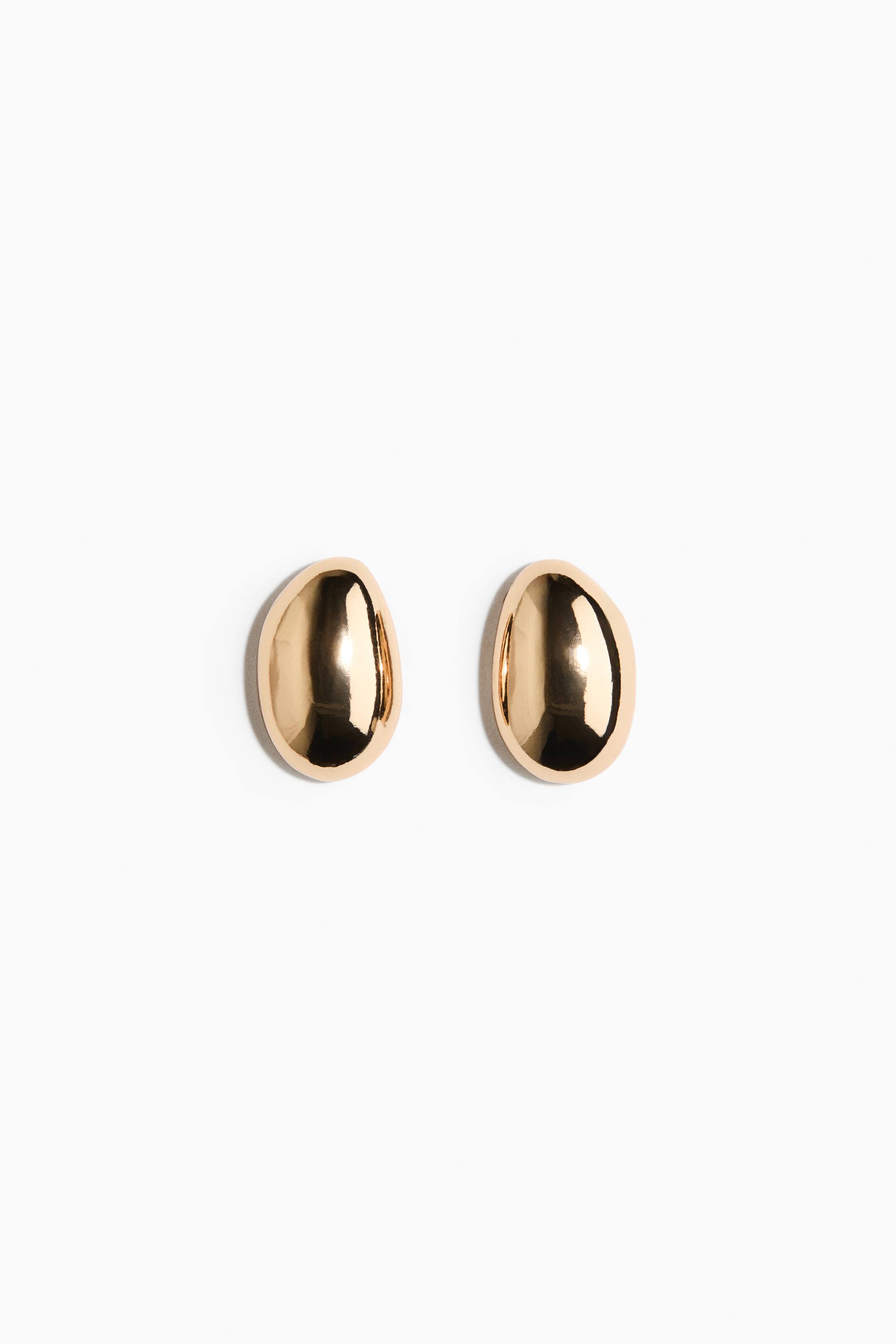 View larger image: Stud earrings - Gold-coloured - Ladies | H&M 1