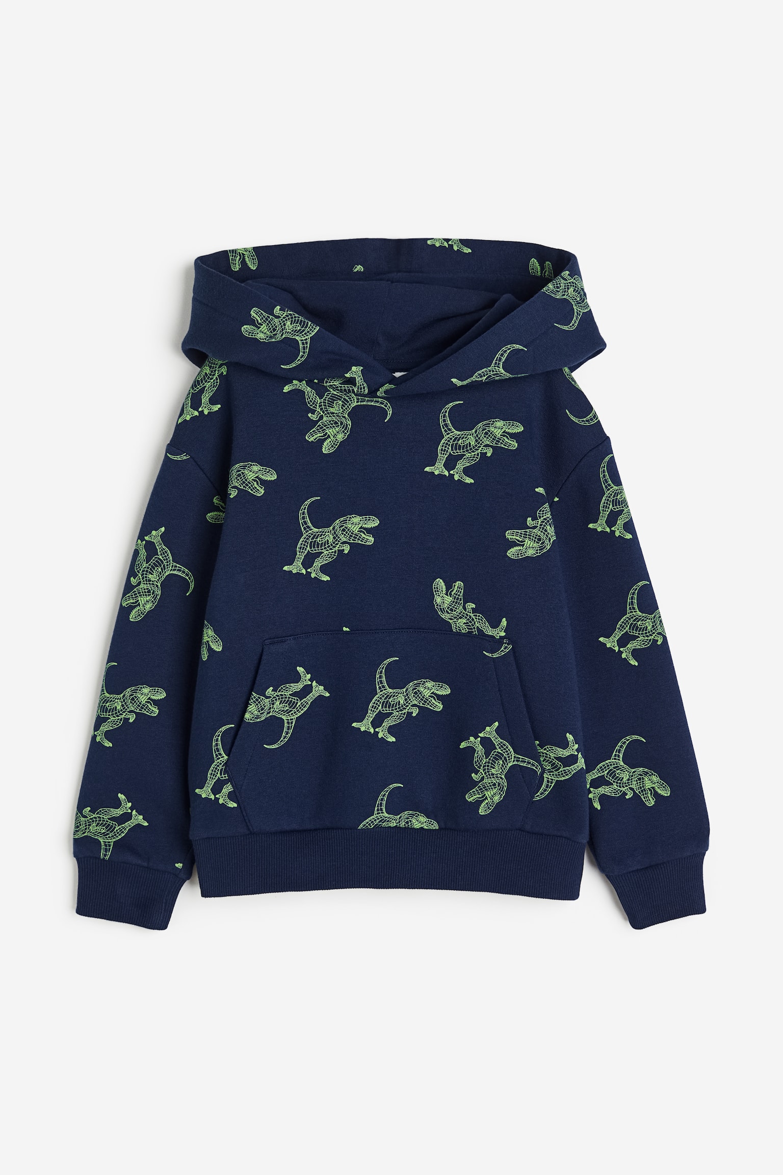 Hoodie - Dark blue/Dinosaurs/Black/Dinosaurs/Black/Block colour/White/Black stripe/Dusty green/Dinosaurs/Dark green/Dinosaurs/Dark green/Block colour/Dark blue/Dark brown/Block colour - 1