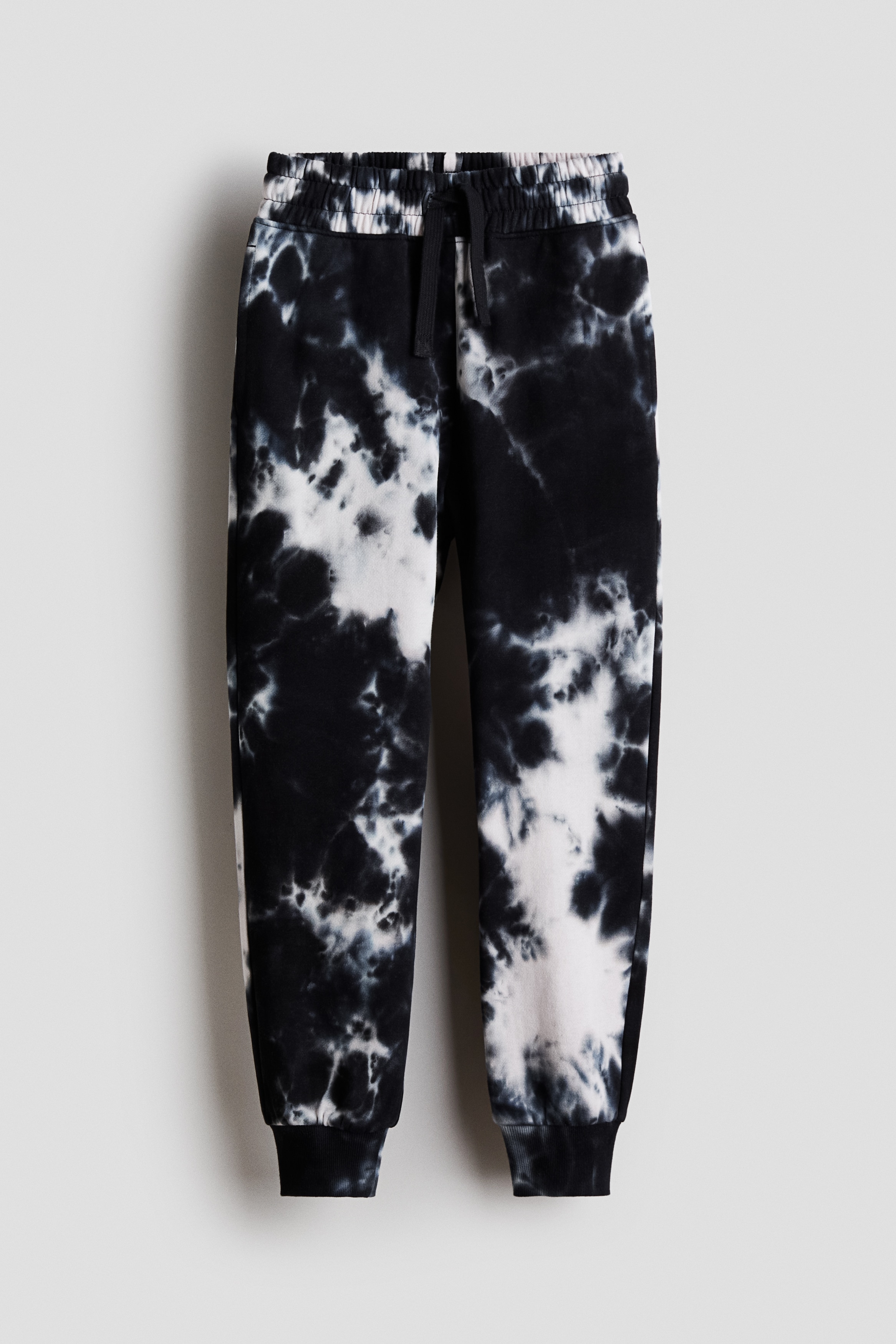 Joggersit Musta/Batiikkikuvioinen - Size: 134 (8-9Y) - H&M