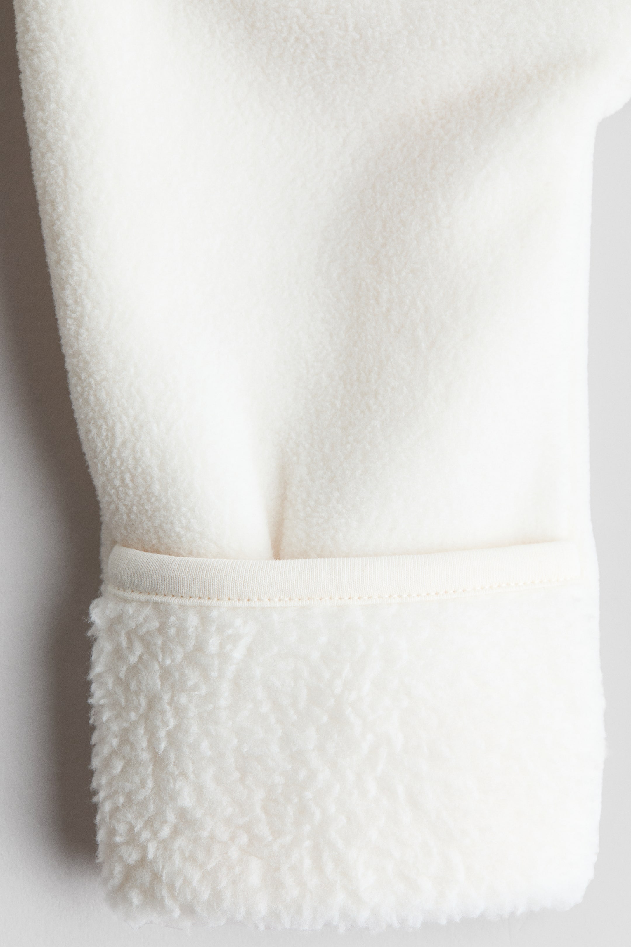 View larger image: Hooded fleece all-in-one suit - Cream - Kids | H&M GB 2