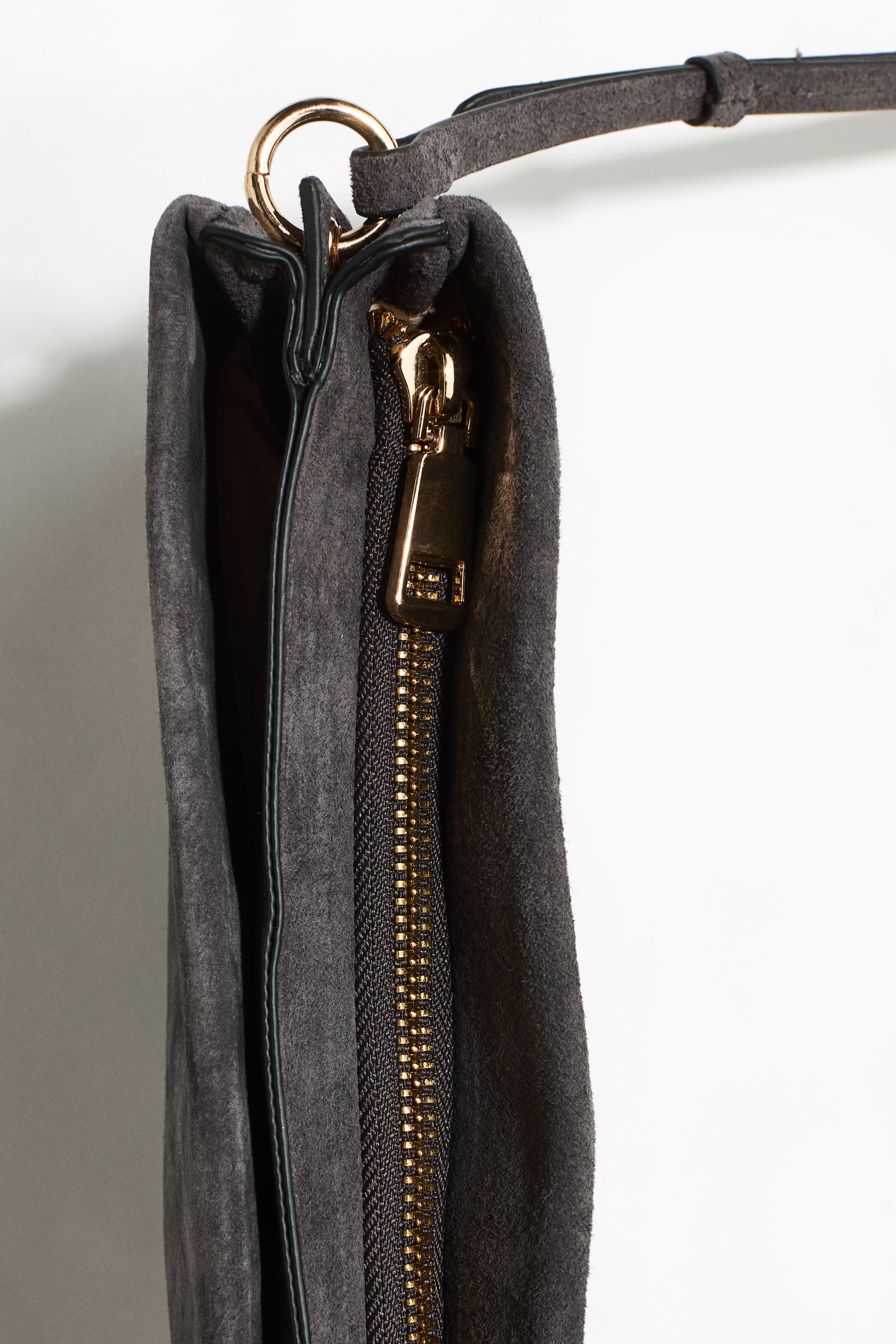 Suede Crossbody Bag
