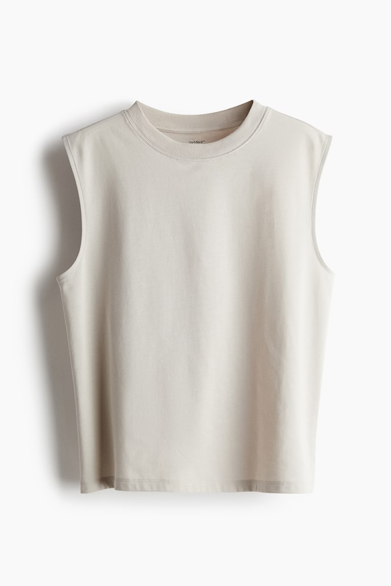 スポーツタンクトップ DryMove™ - ベージュ - レディース | H&M JP