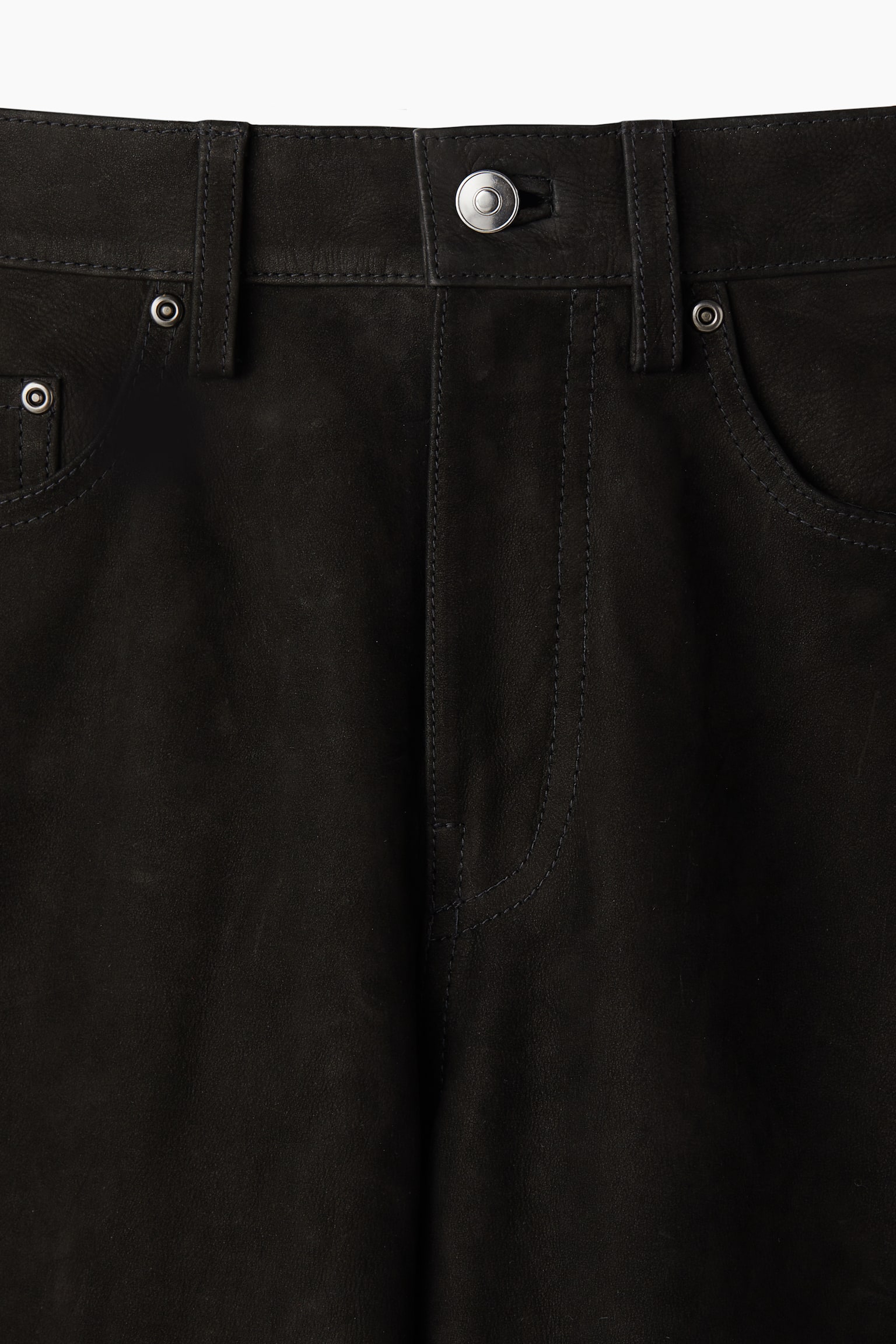 Nubuck trousers - Black - 3