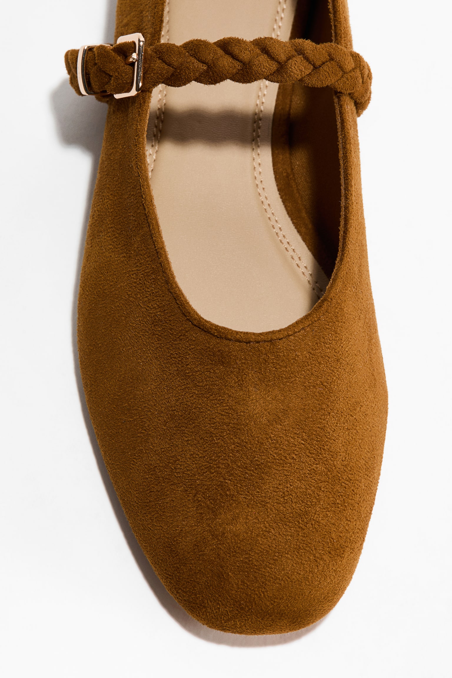 Mary Jane ballet flats - Brown - 3