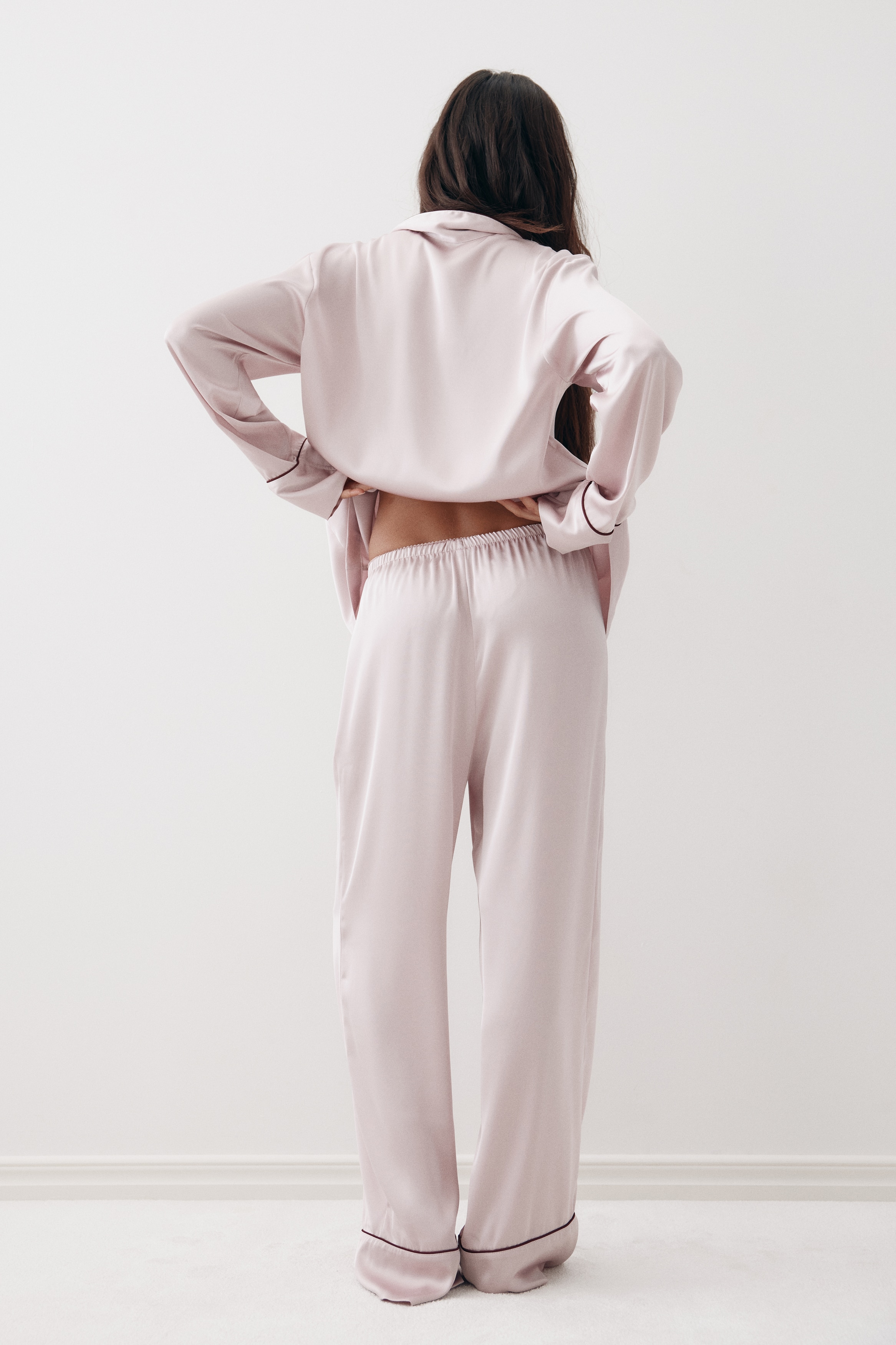 Satin pyjamas