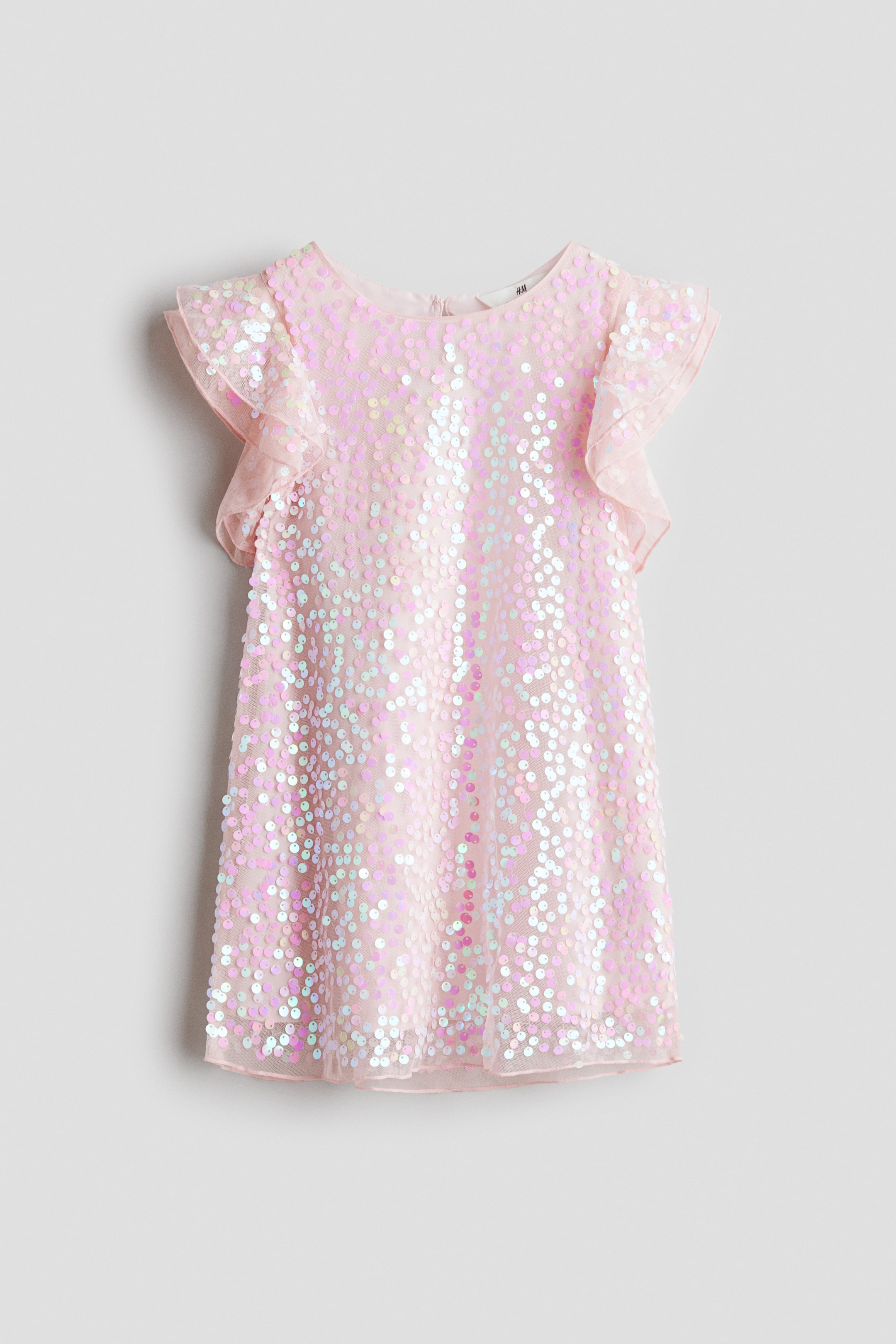 Ampliar la imagen: Vestido de lentejuelas - Rosa - Kids | H&M MX 1