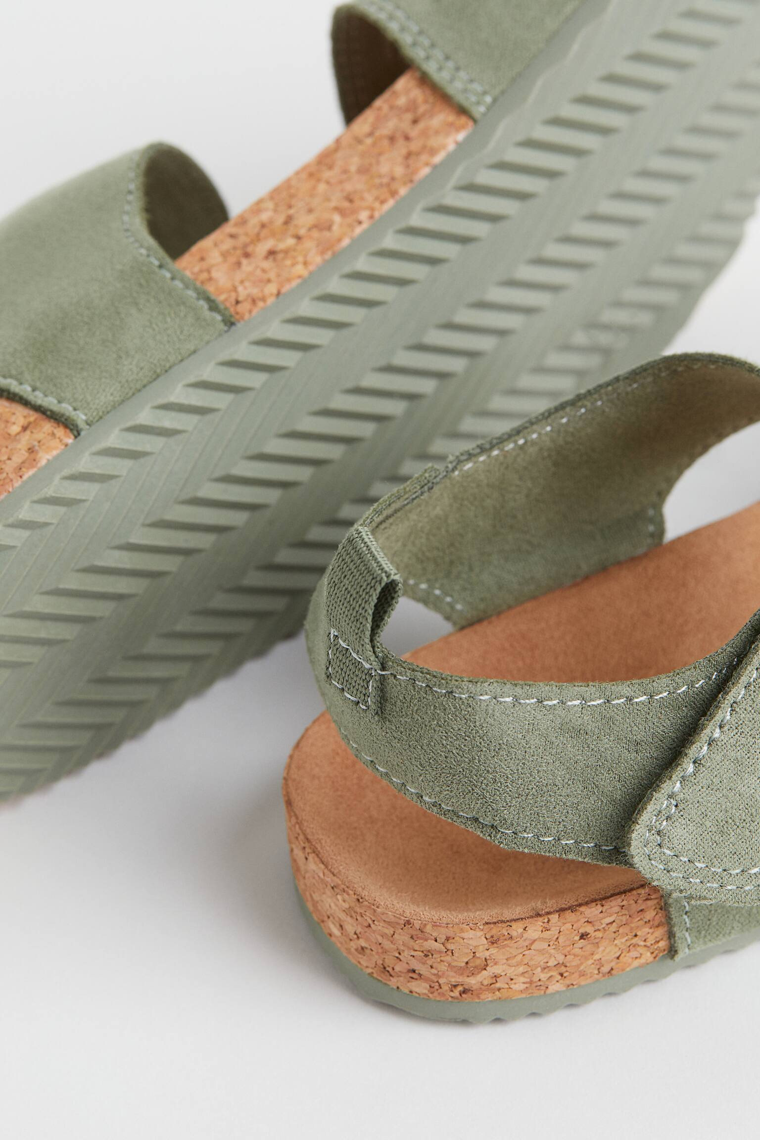 Sandals - Khaki green/Blue/Light brown/Dark brown - 4