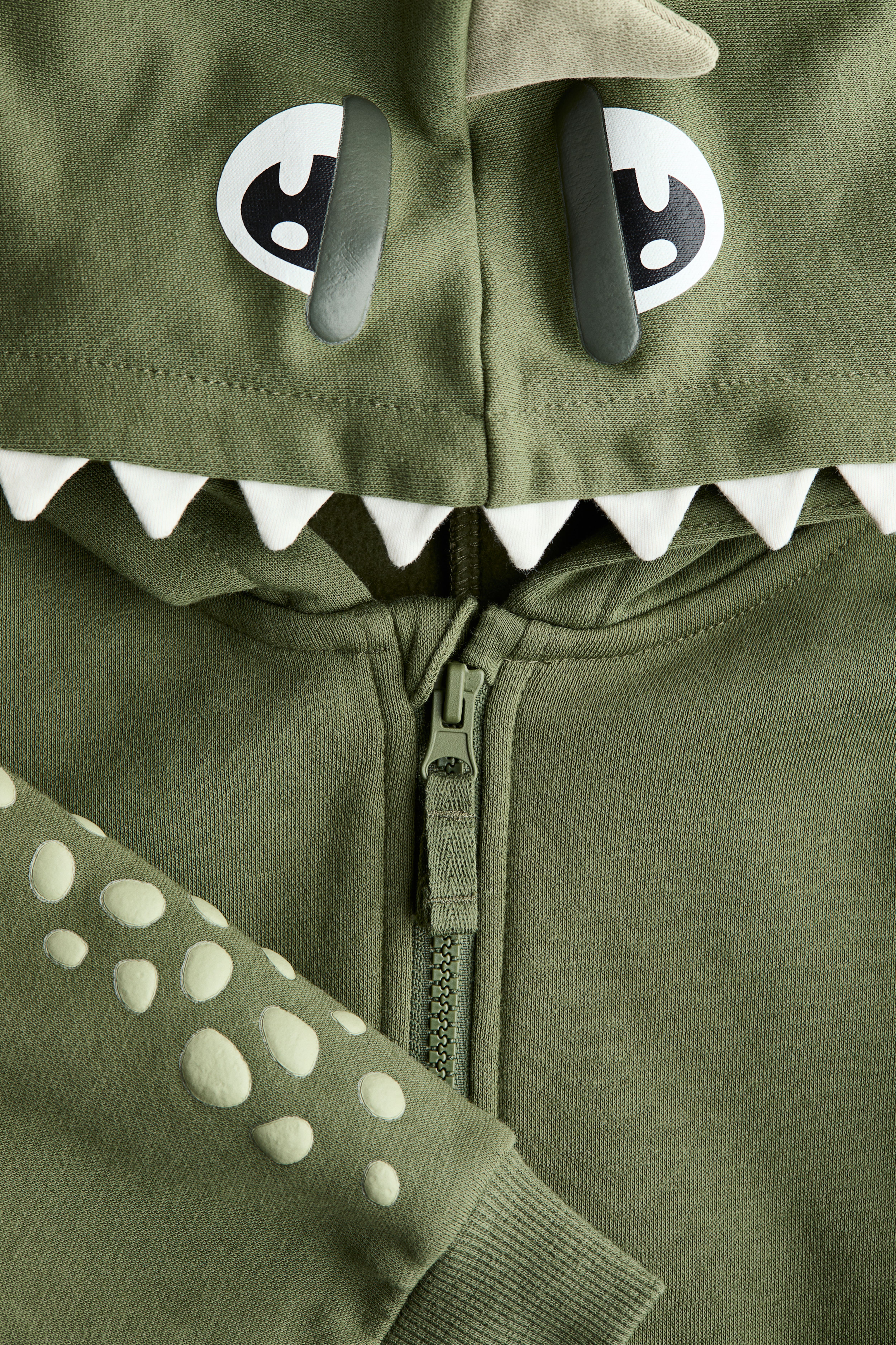 Appliquéd Hooded Jacket