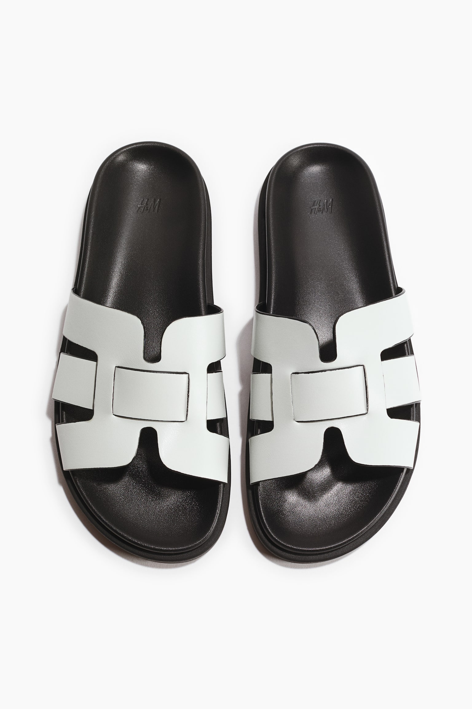 Sandals - White/Black/Black/Dark brown - 1