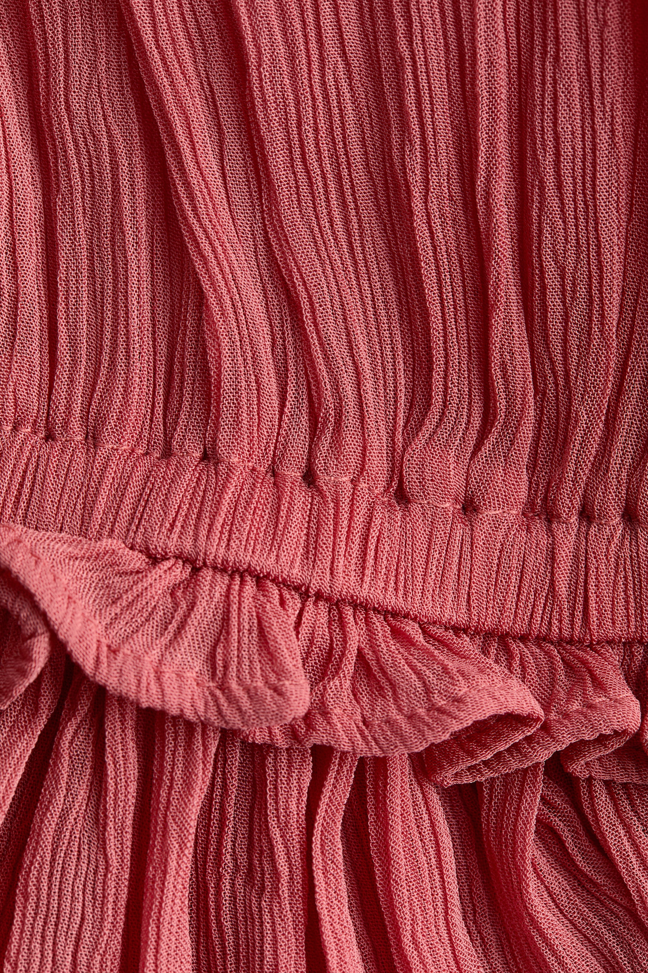 Crinkled Viscose Blouse