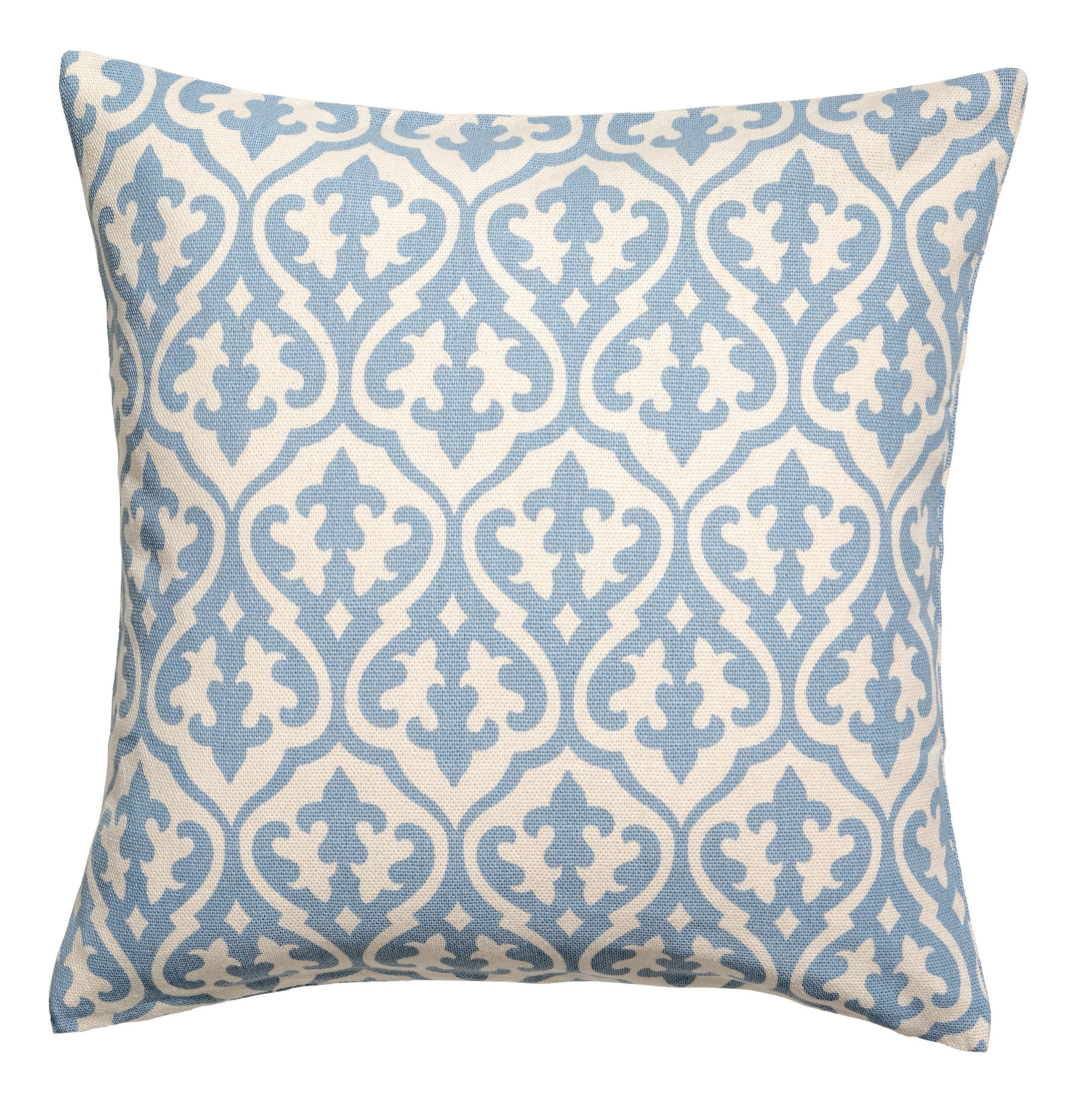 Nagyobb kép megtekintése: Mintás díszpárnahuzat - Fehér/kék mintás - HOME | H&M HU 1