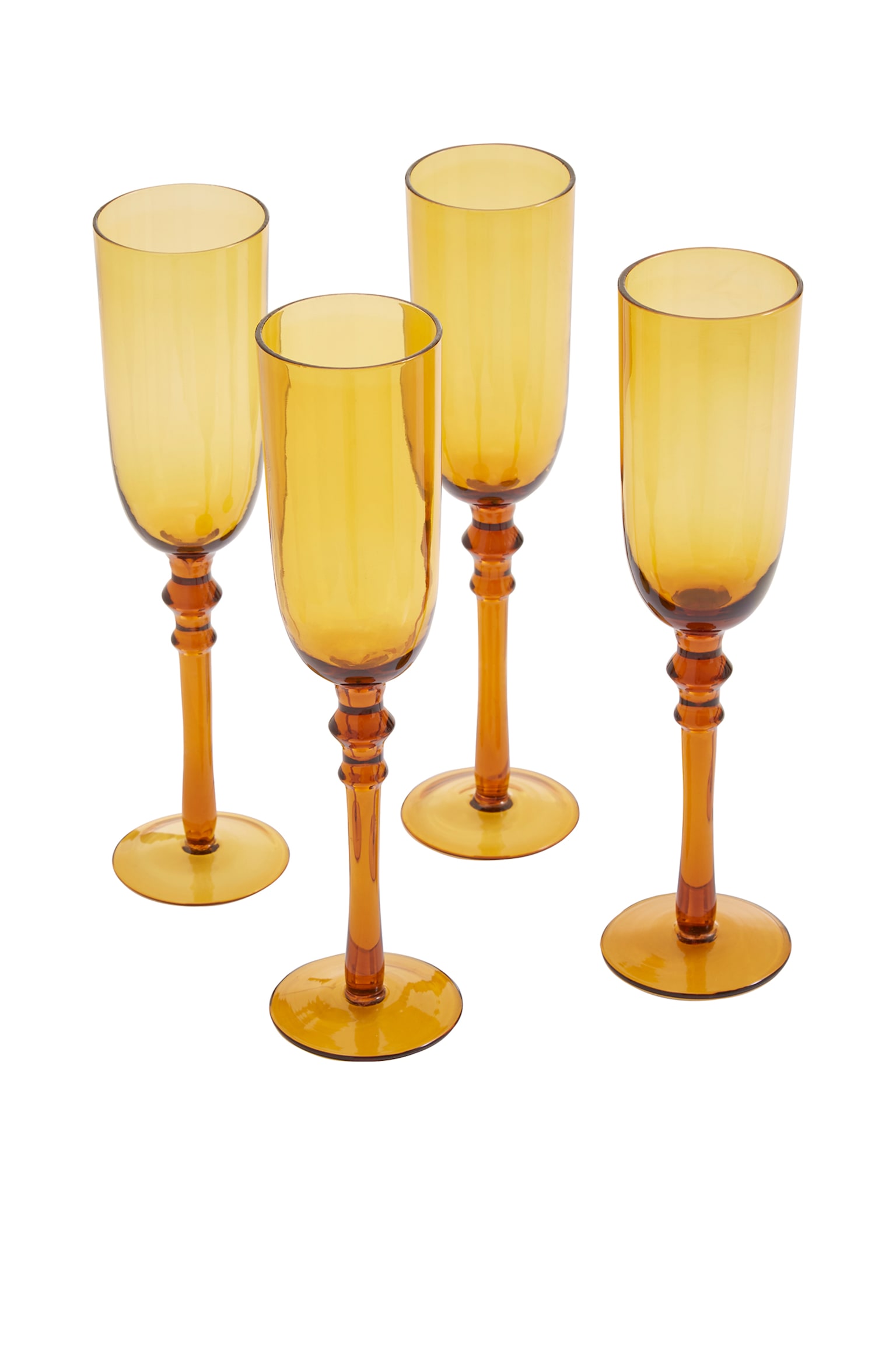 S/4 Tessa Champagne Glasses - Bronze - 3