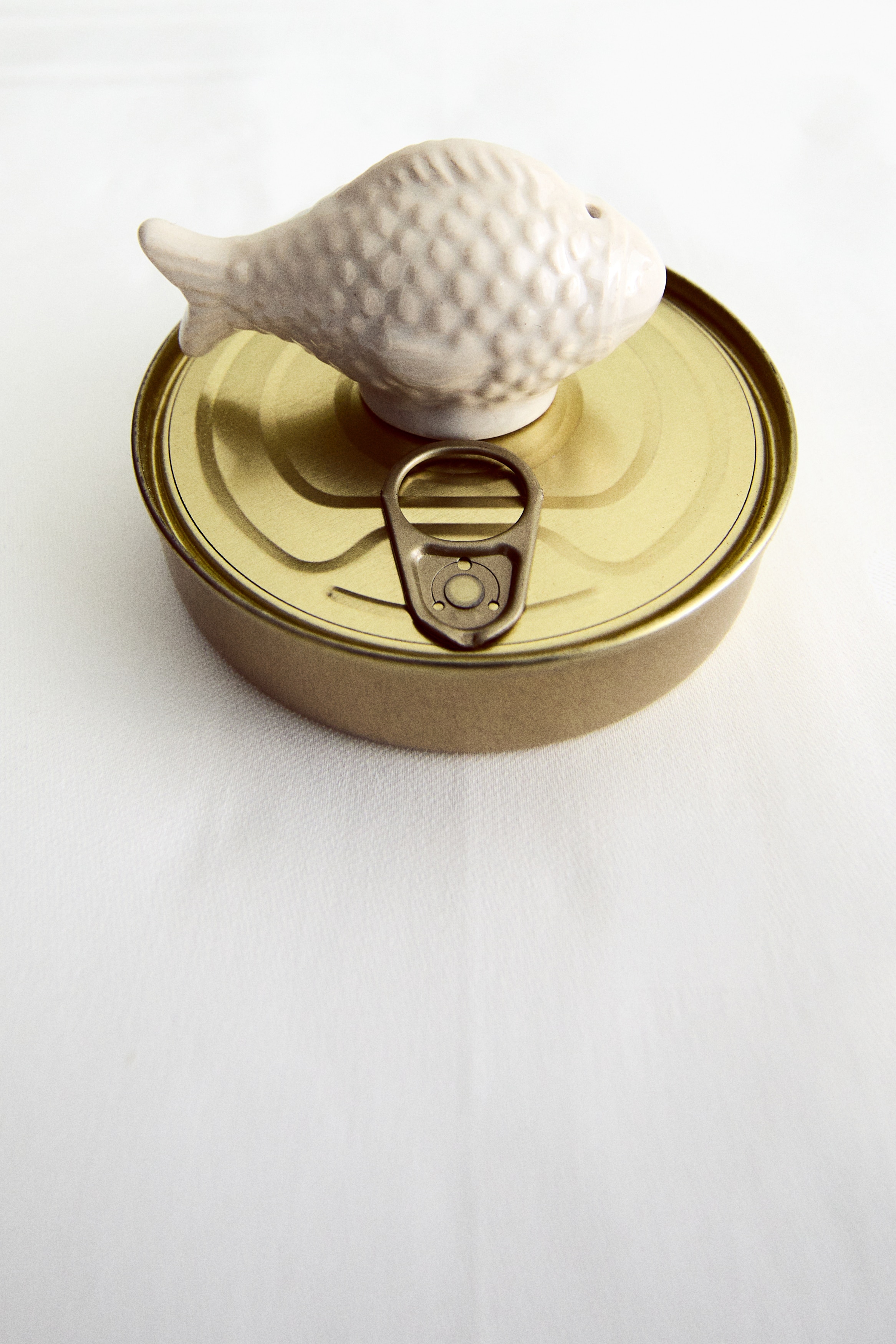 Ensemble salière et poivrière en grès cérame - Blanc