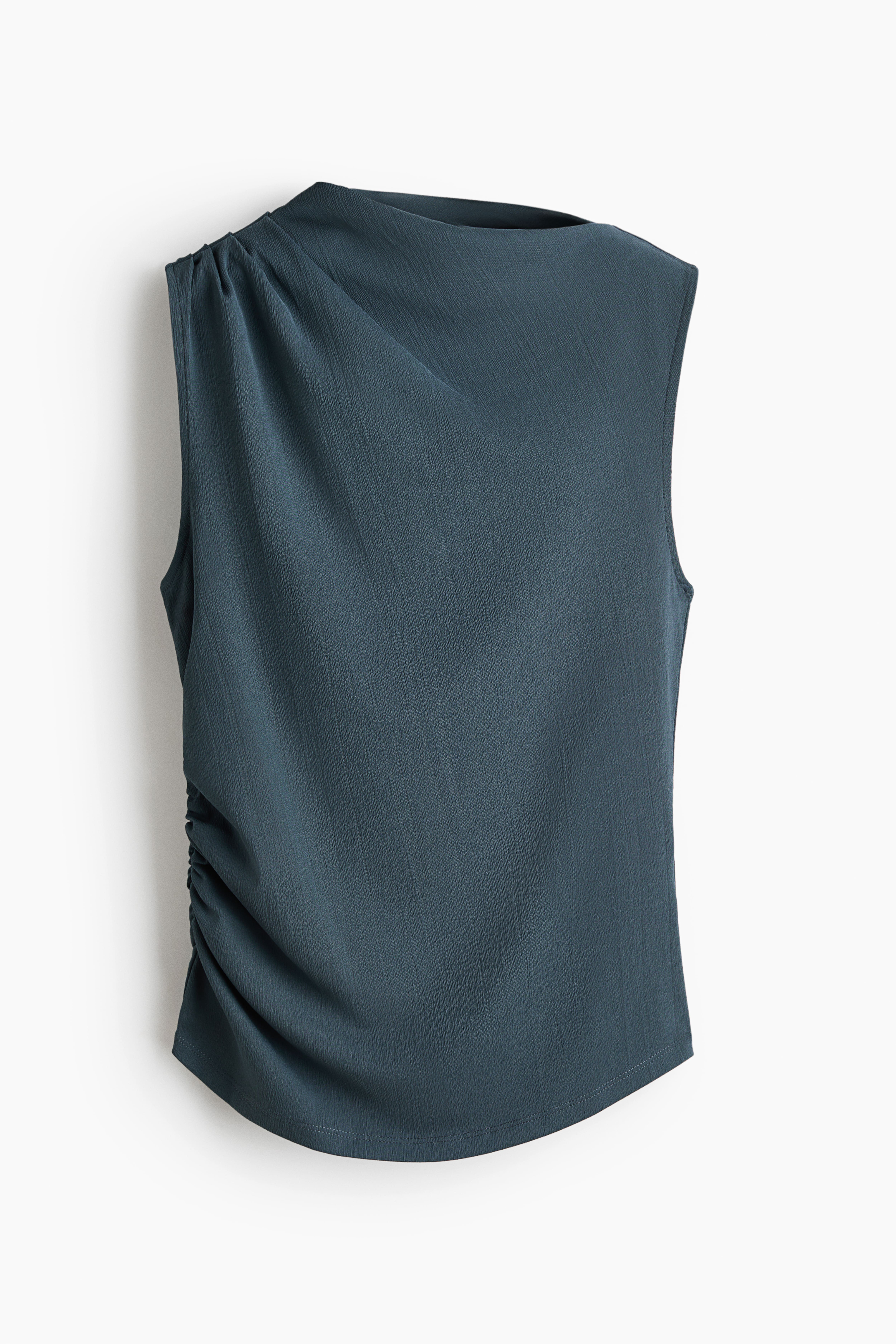 Draped Crinkled Top