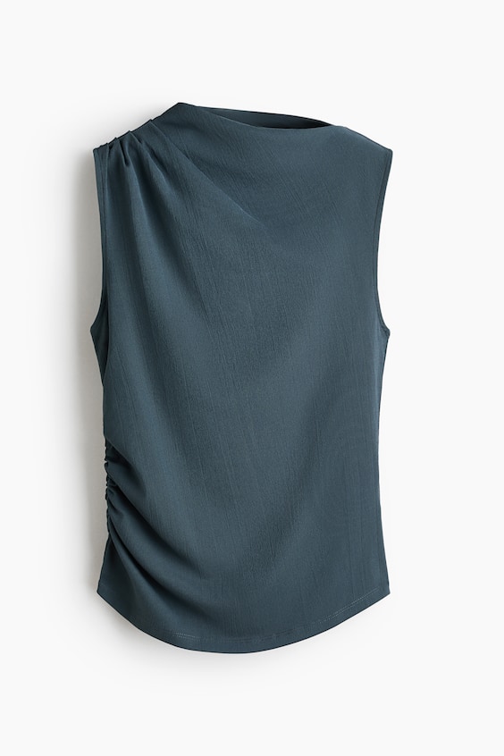 Женские топы H&M Draped Crinkled Top
