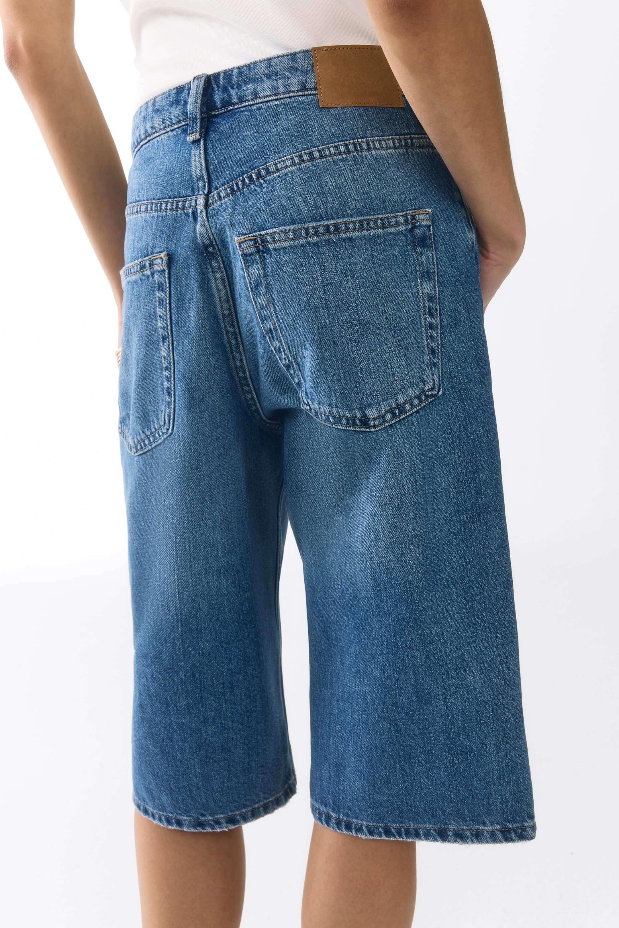 Denim Bermuda Shorts