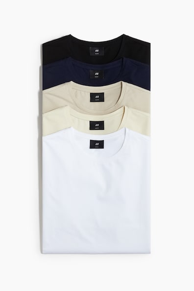 3-pack Slim Fit Jersey Shirts