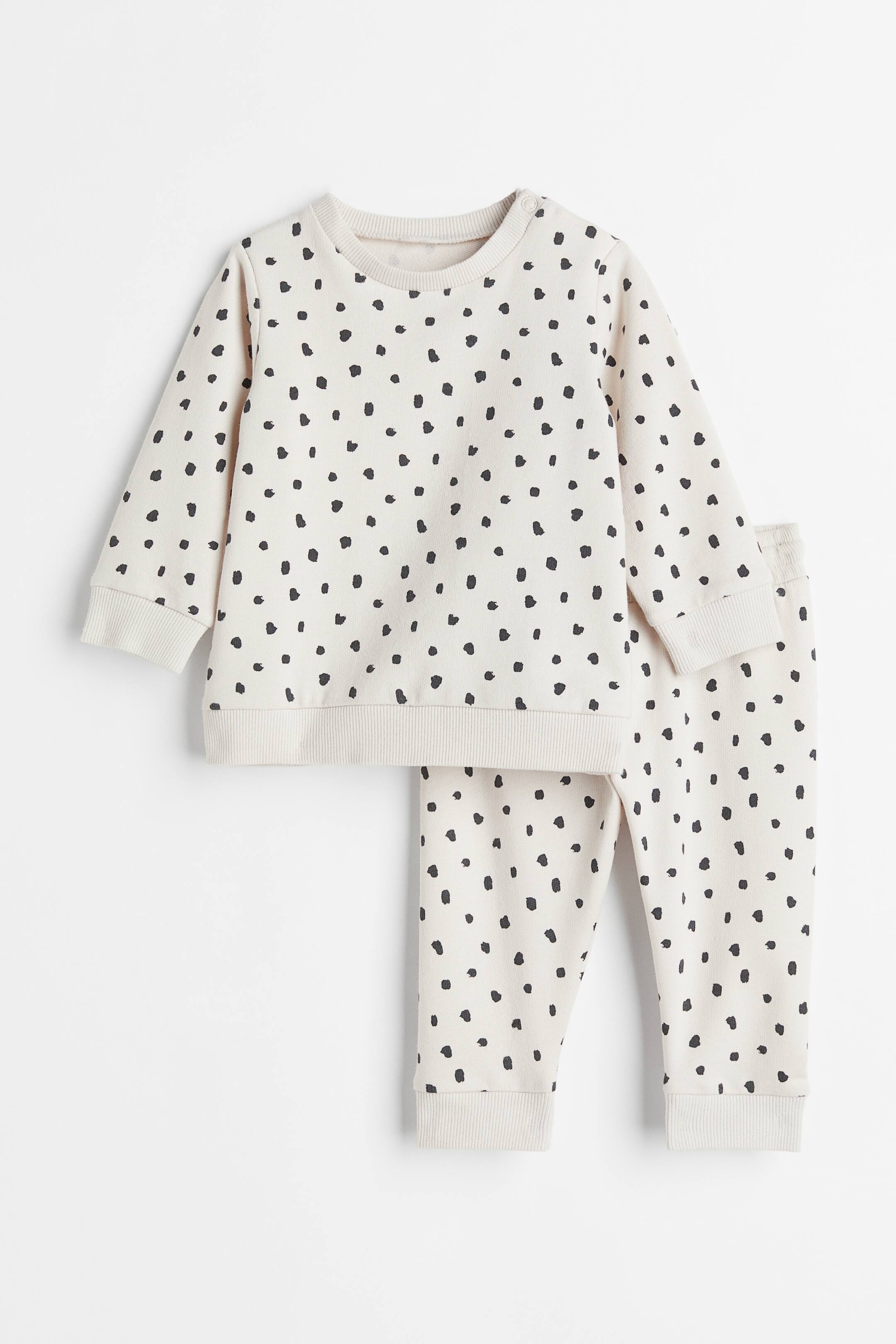 查看大圖: 2件組運動套裝 - 白色/印花 - Kids | H&M 1