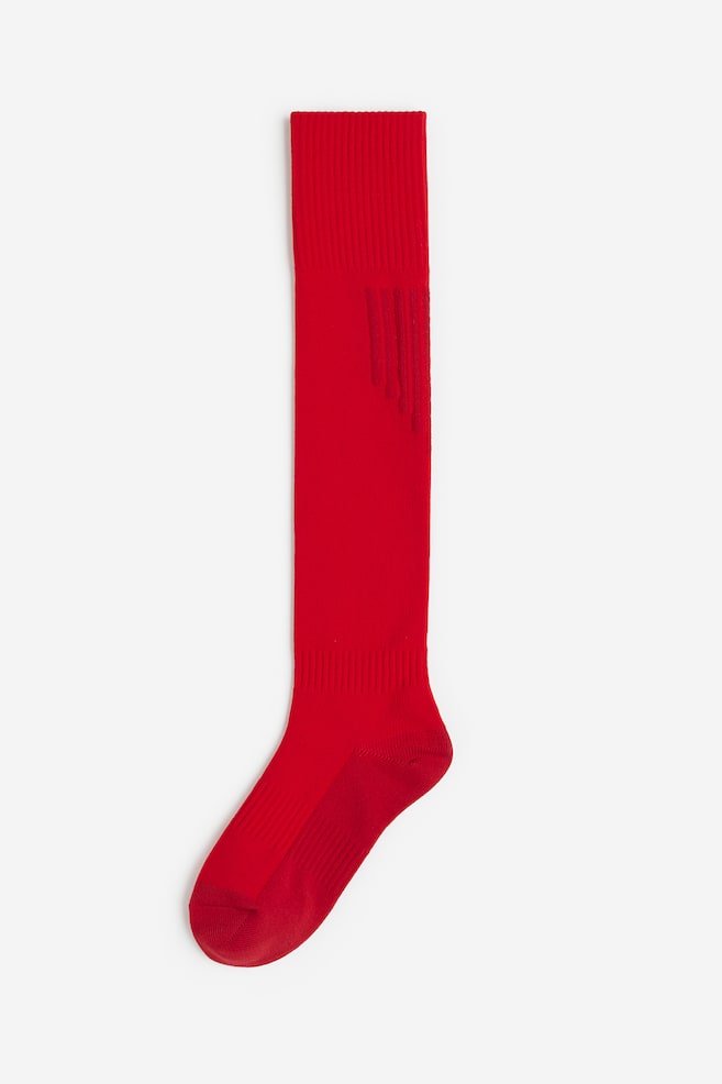 Football socks - Bright red/Black/White/Bright blue - 1