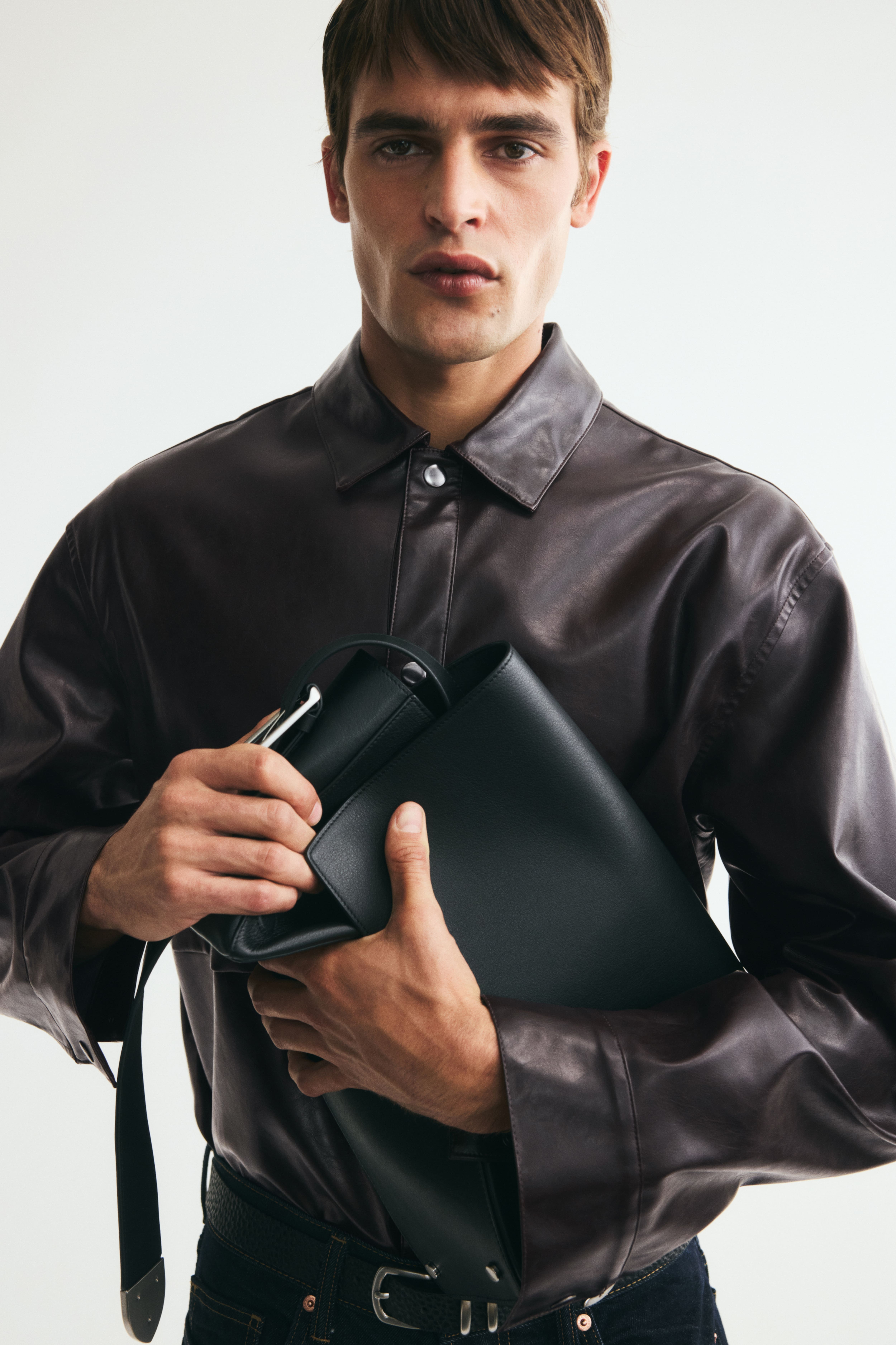 Coated Overshirt