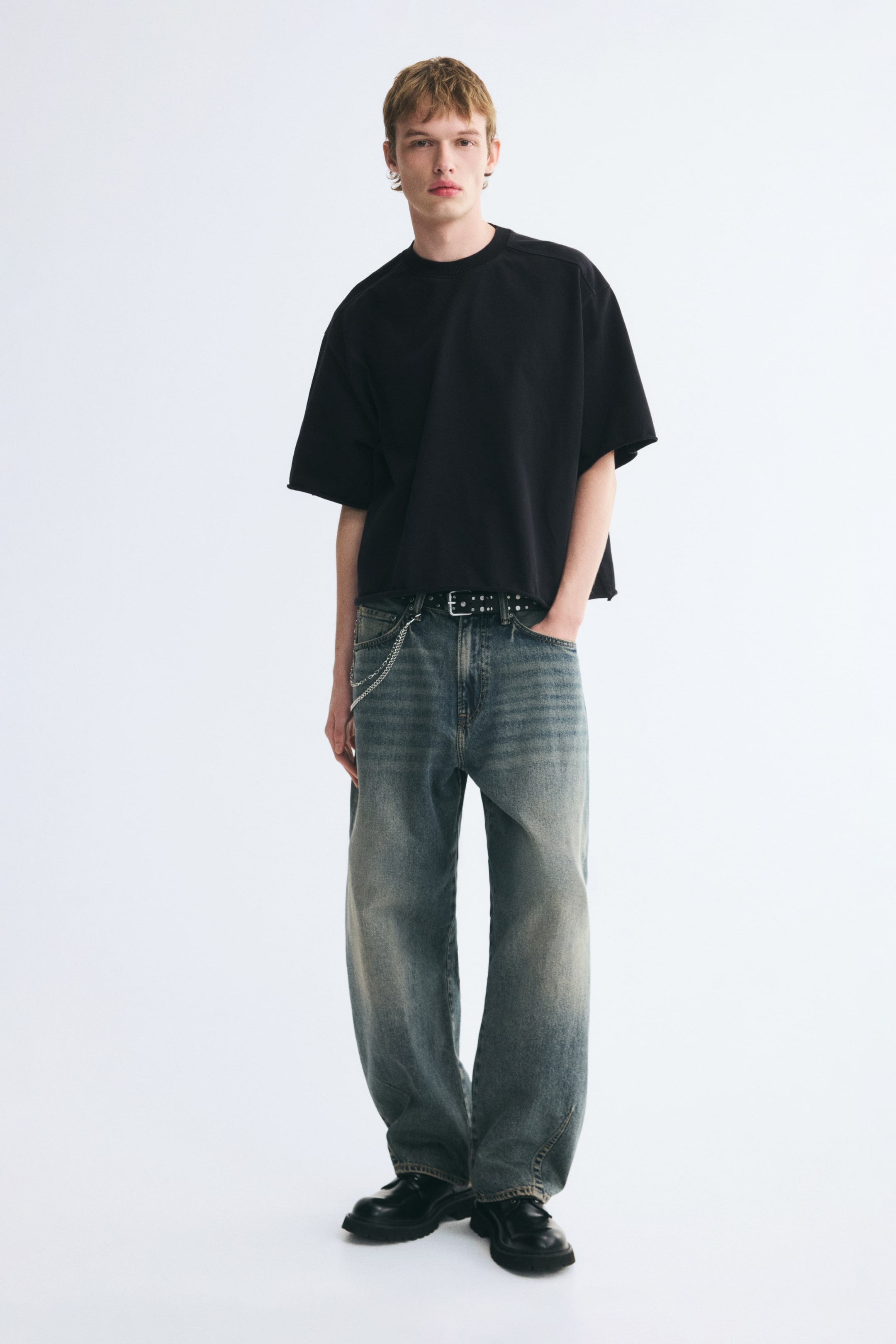 Oversized Printed Cotton T-Shirt