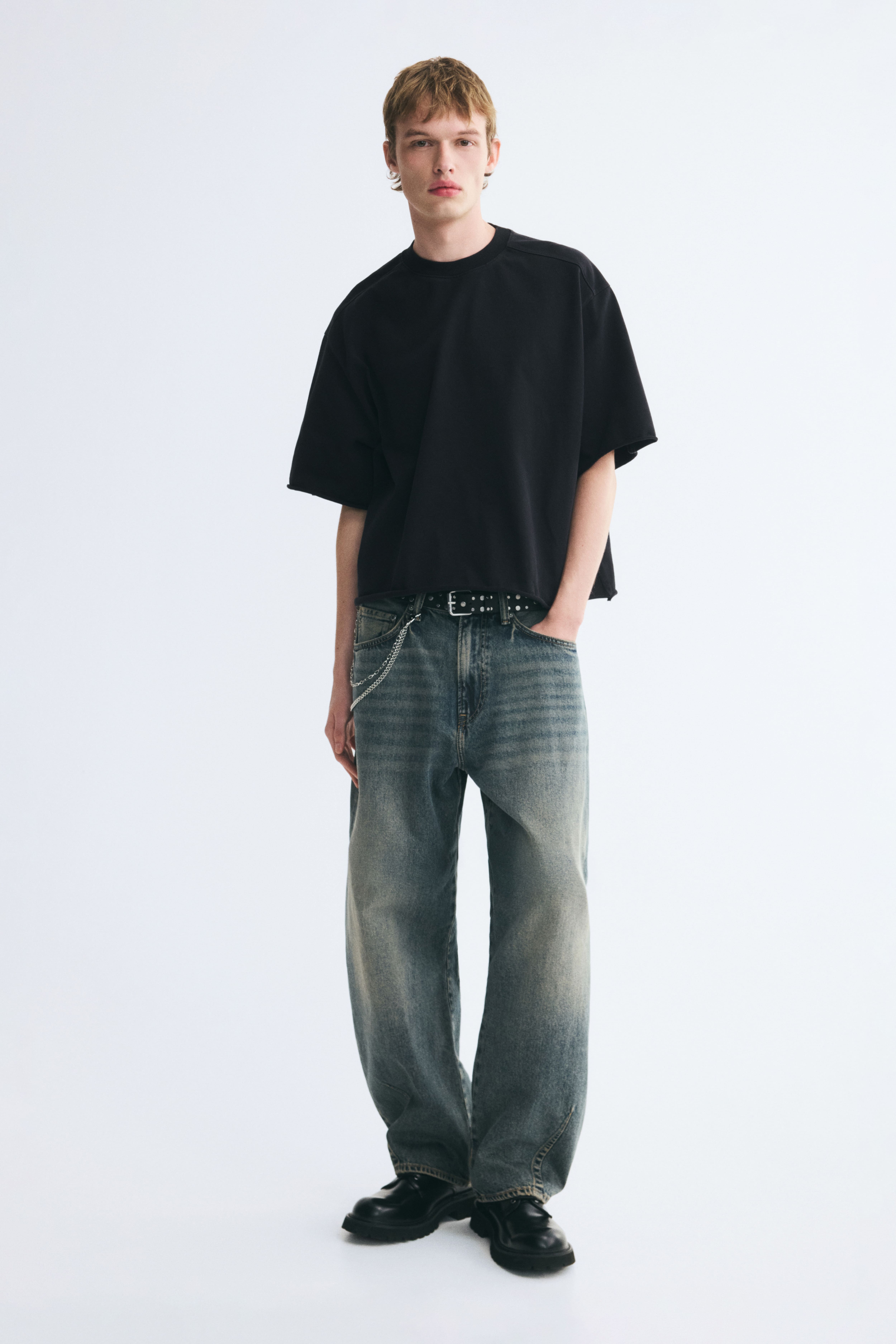 Oversized Printed Cotton T-Shirt