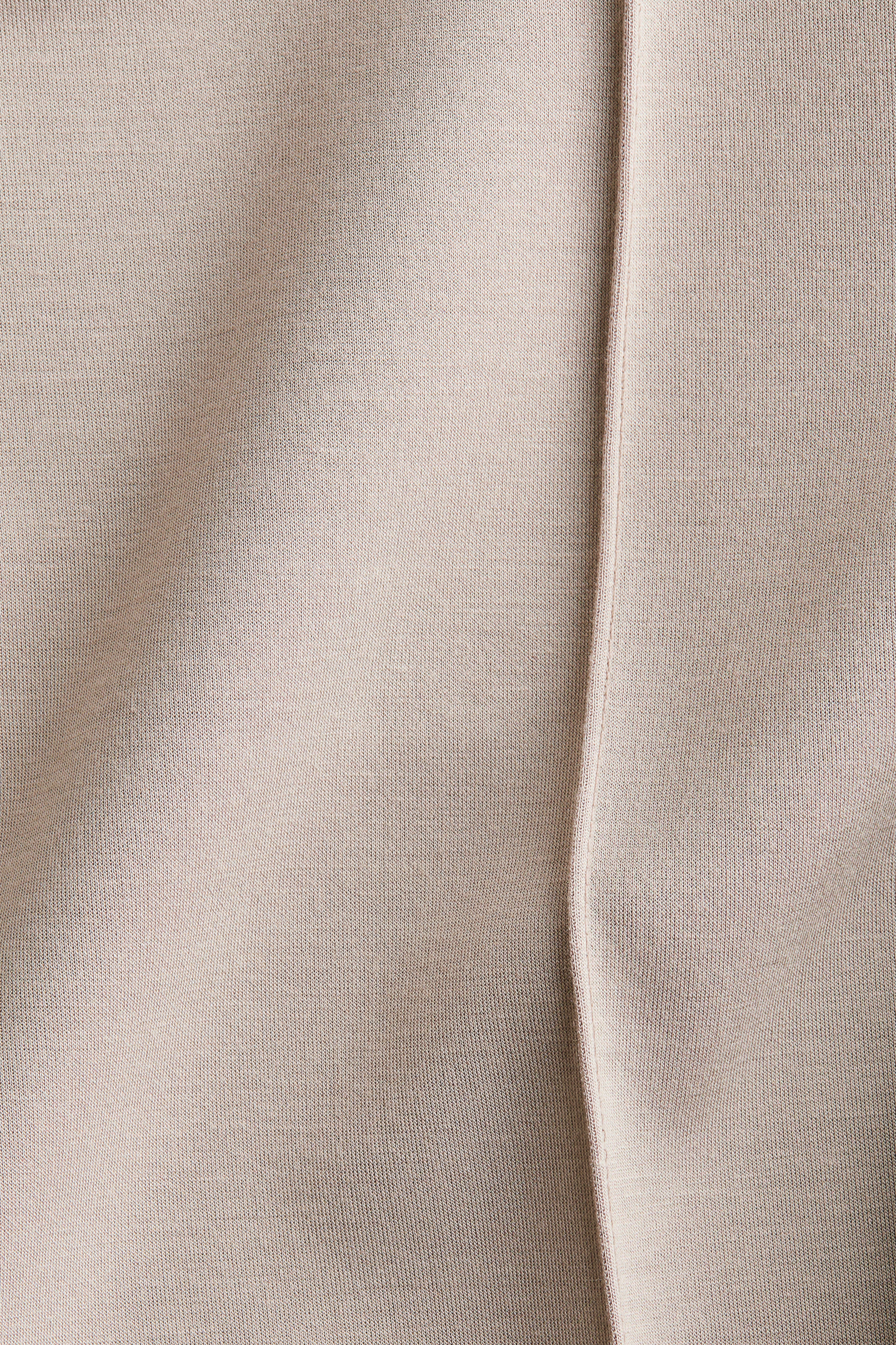 Viscose-Blend Barrel-Leg Pants