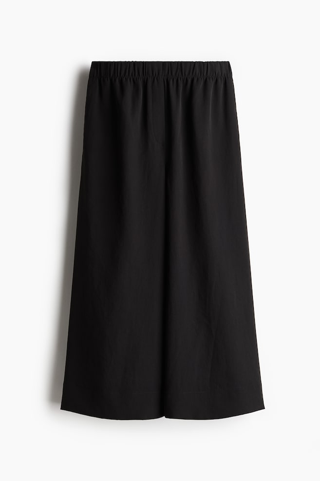 Wide-Leg Culottes - Black/Navy blue/Beige - 1