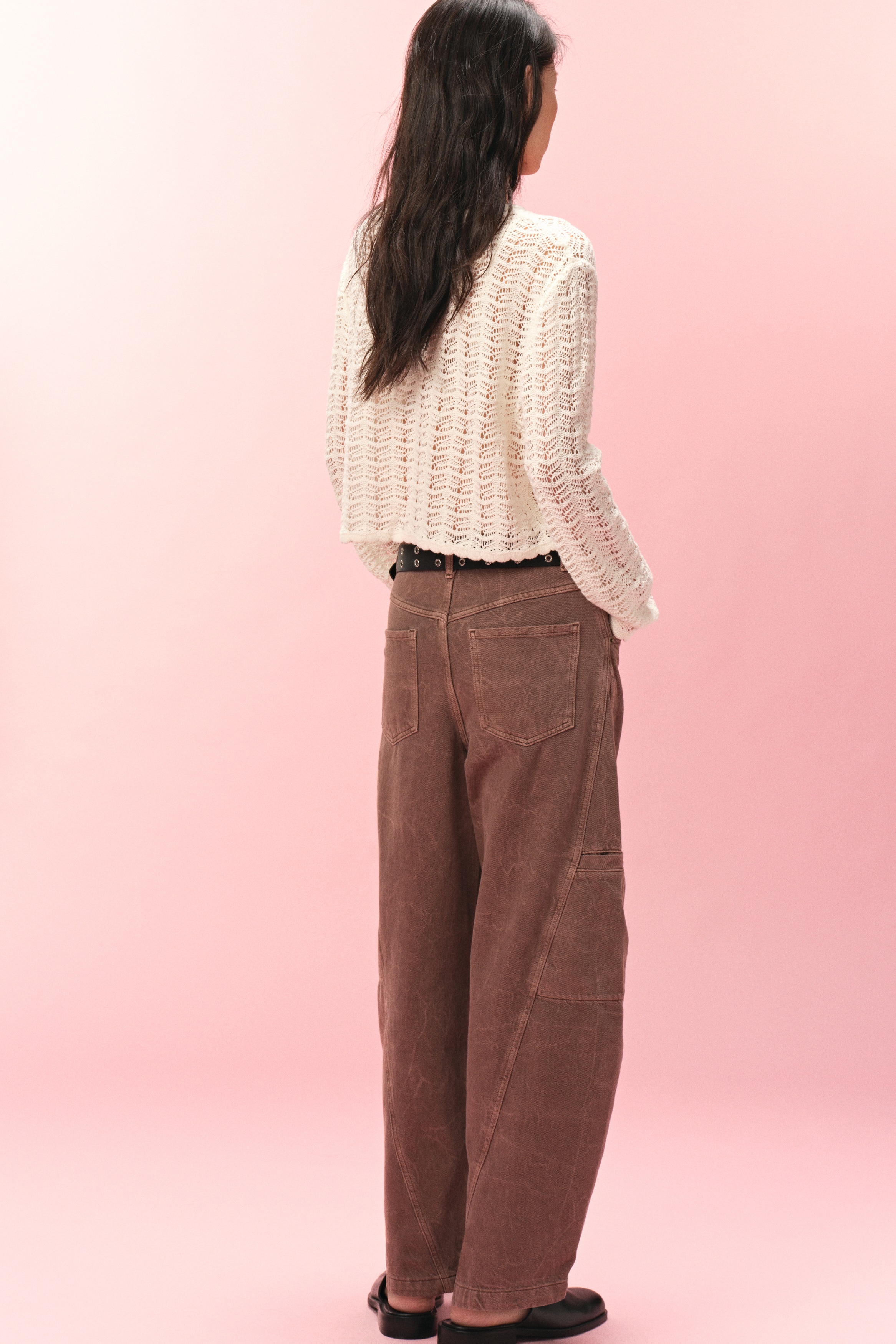 ポインテルニットセーター - ホワイト - レディース | H&M JP