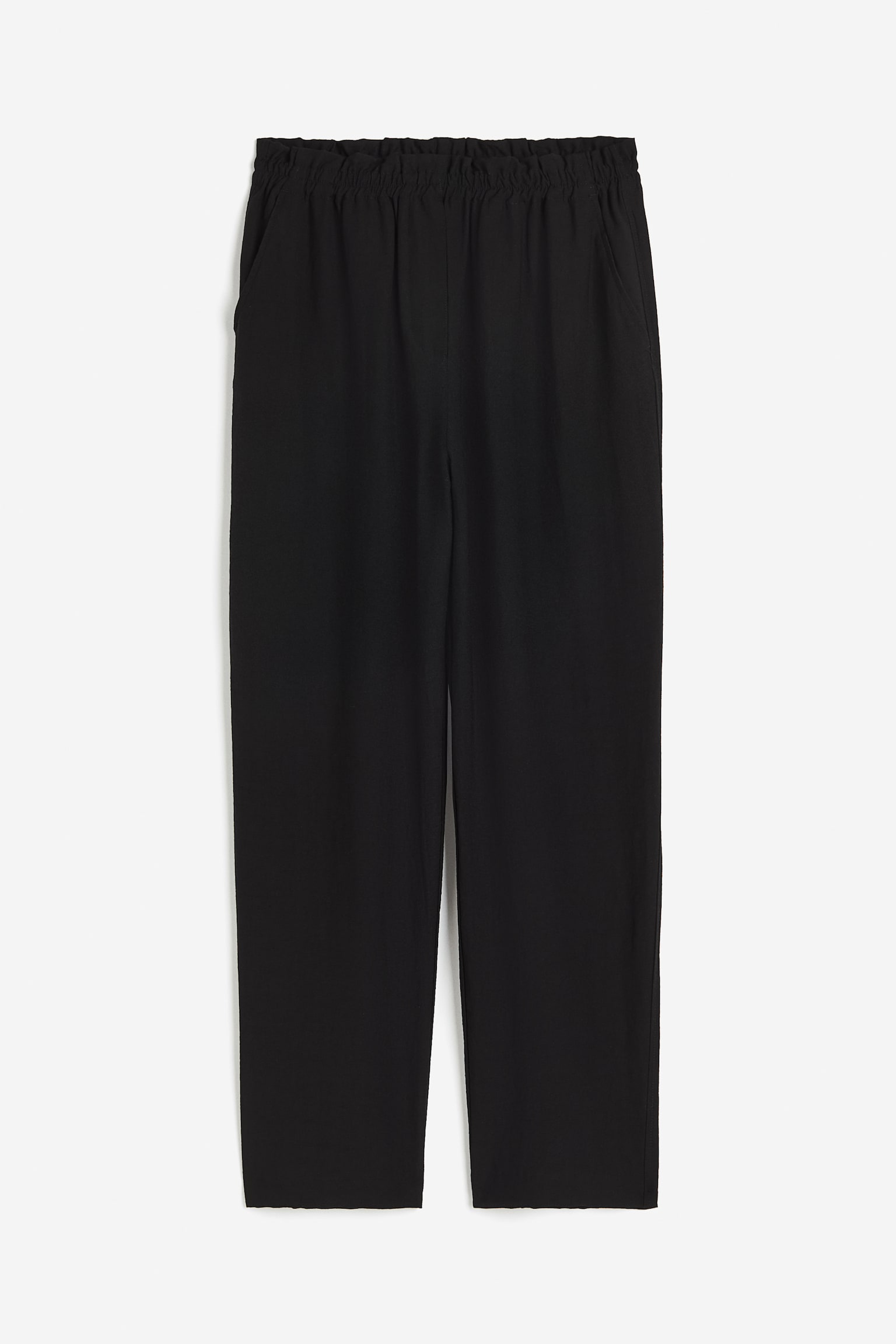 Женские брюки H&M Paper-bag Pants, цвет: Чёрный — фото 1