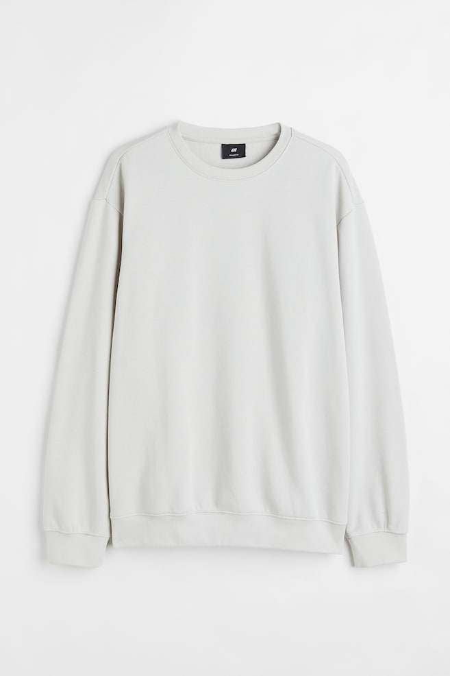 Relaxed Fit Sweatshirt - Light greige/Black/Light grey marl/White/dc/dc/dc/dc/dc/dc/dc/dc/dc - 2