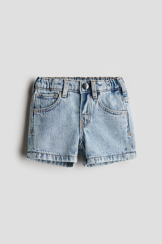 Denim Shorts - Denim blue/Denim blue/Dark gray - 1