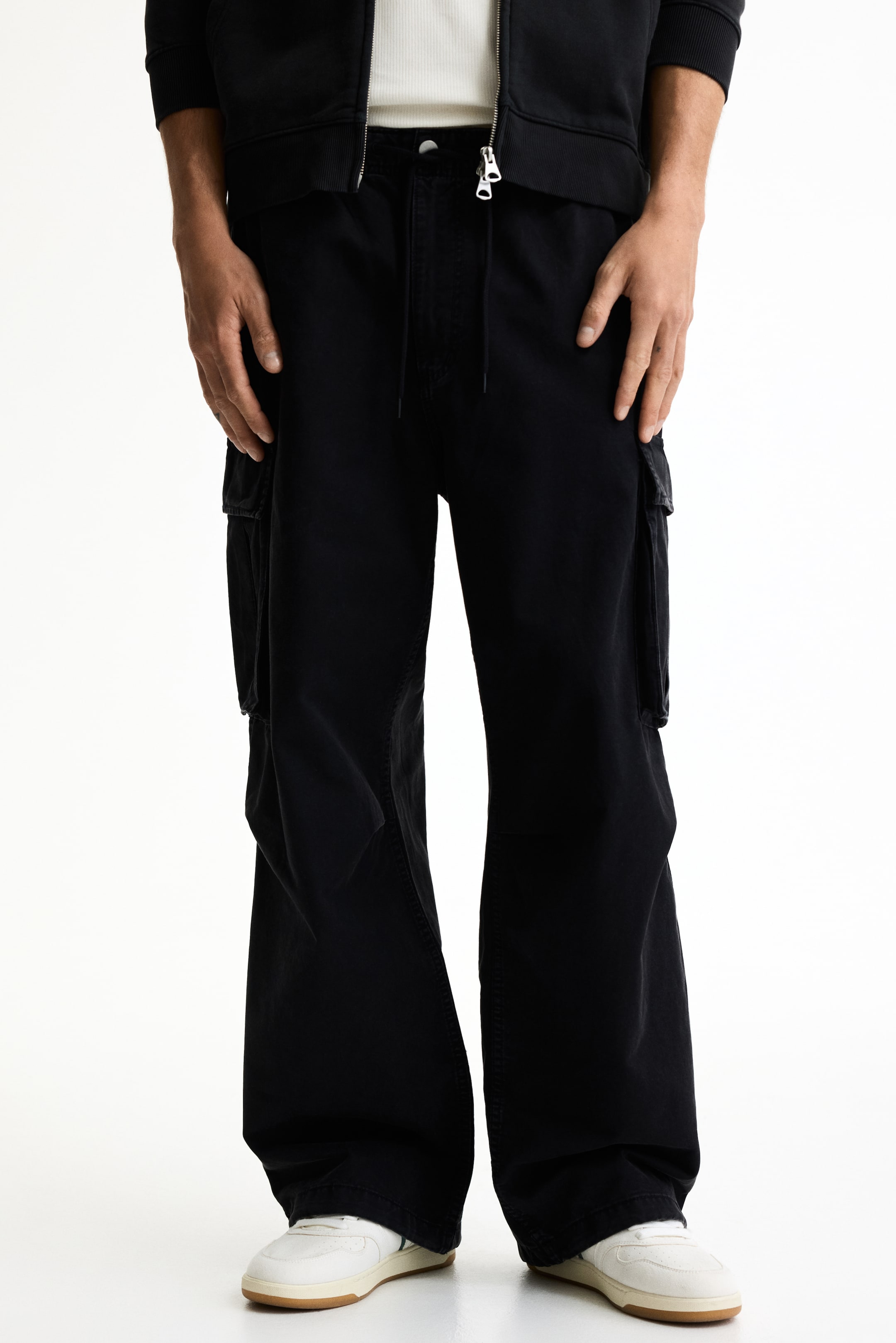 Мужские брюки H&M Loose-Fit Cargo Pants — фото 6