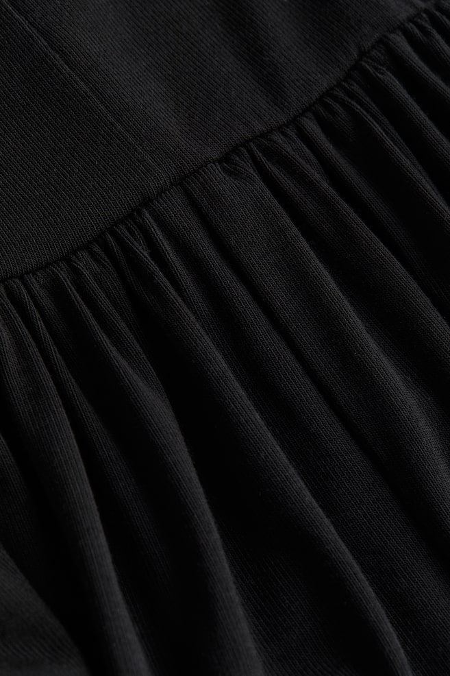Combi-short en jersey - Noir/Blanc/bleu/fleuri/Noir/motif - 5
