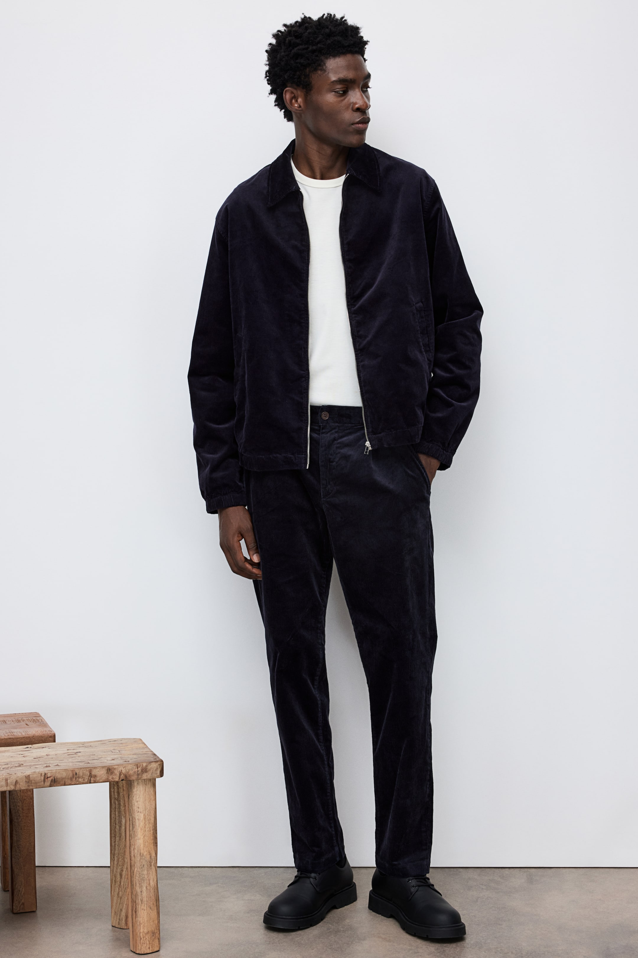 Regular Fit Corduroy Pants