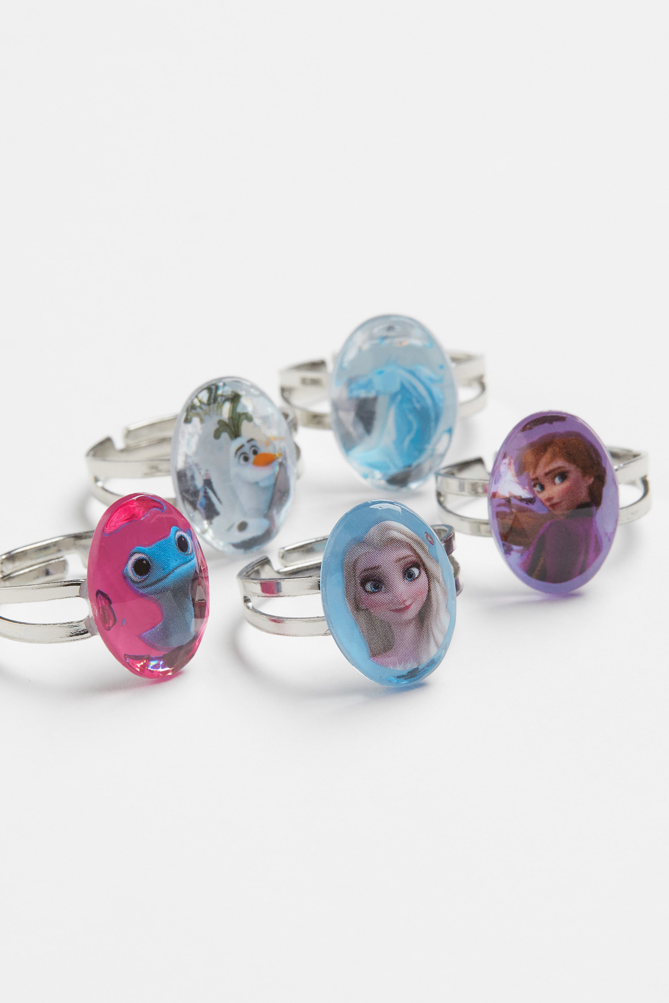 View larger image: 5-pack Box Set Rings - Light blue/Frozen - Kids | H&M AU 2