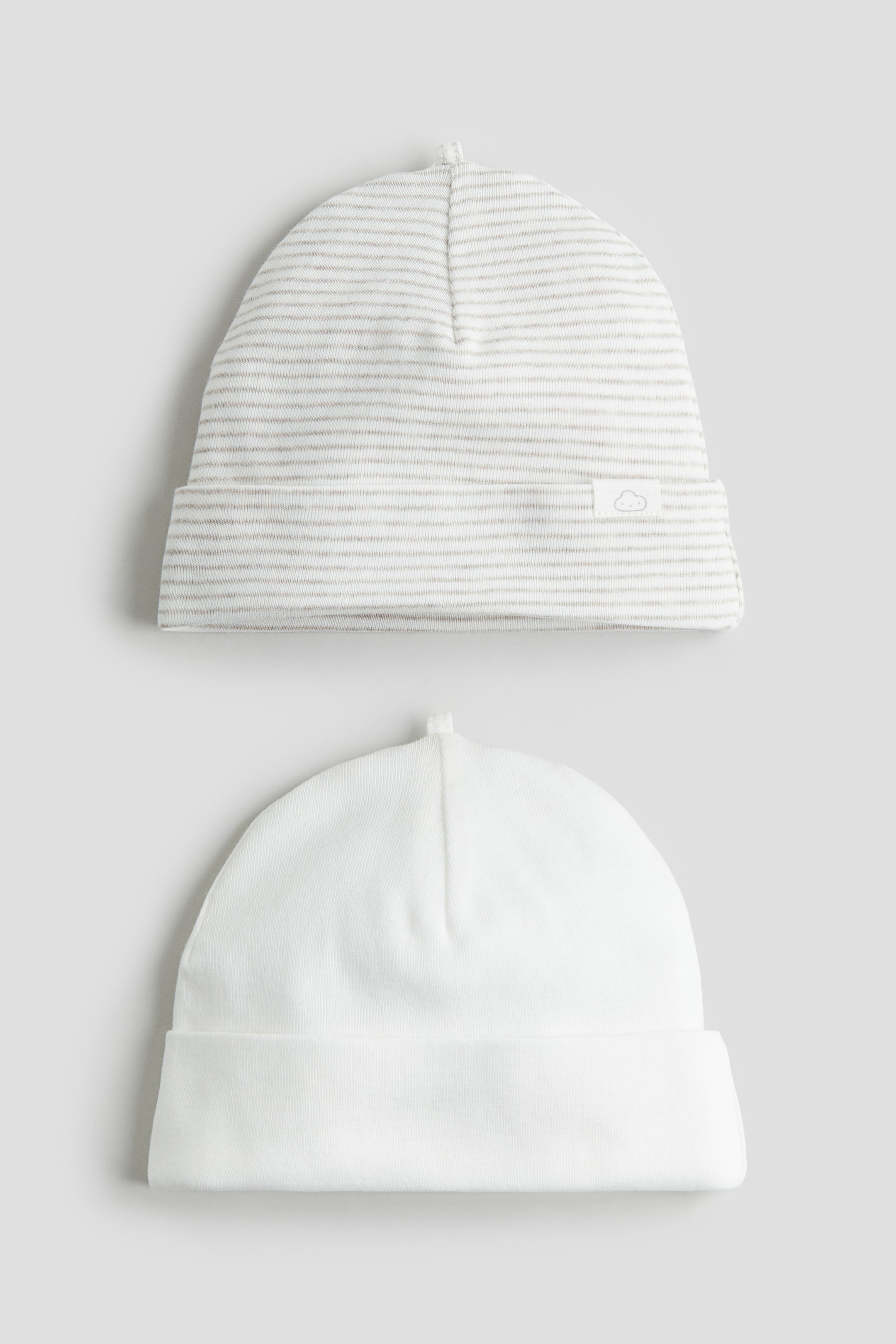 2-pack Cotton Beanies