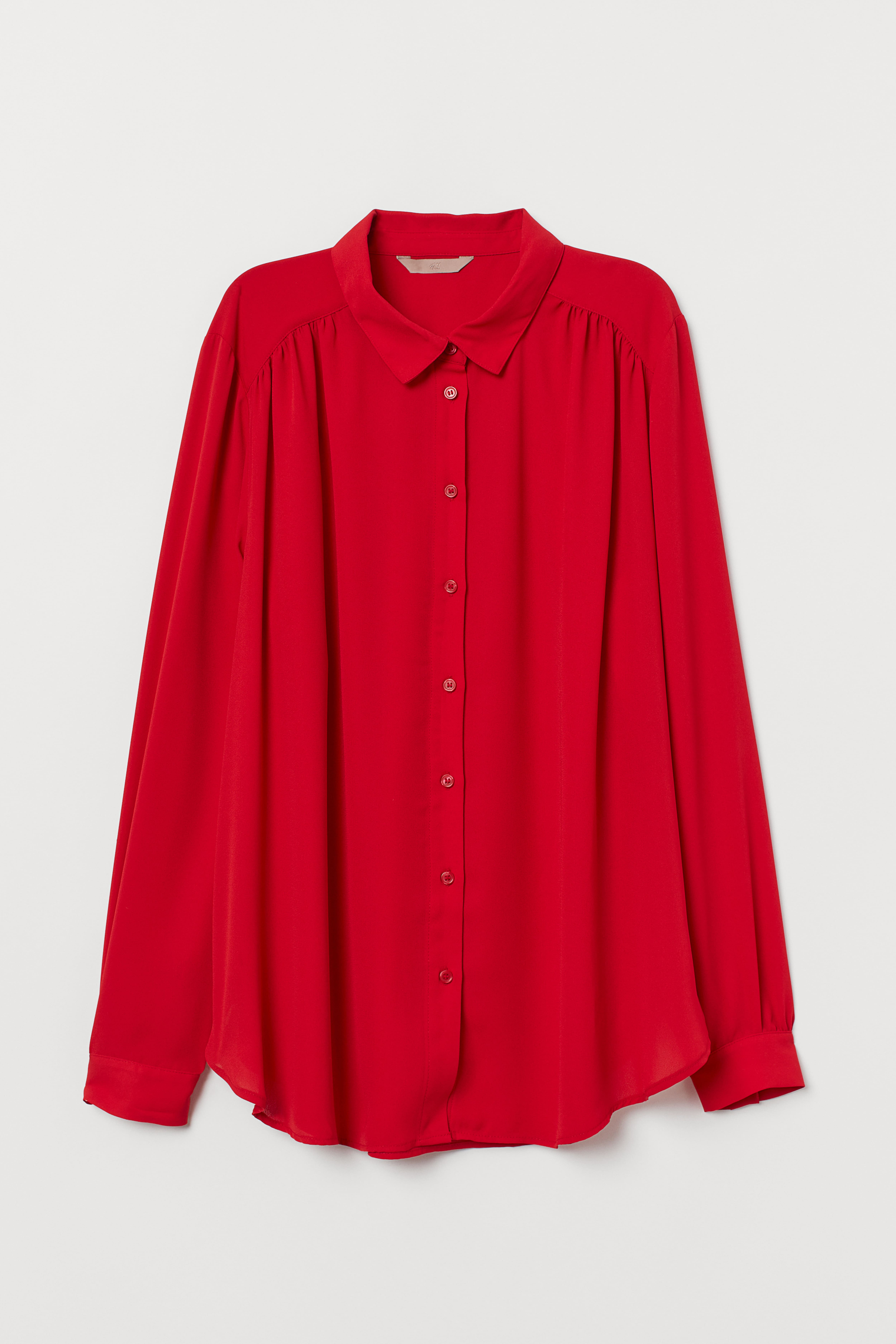 H&m red blouse hotsell