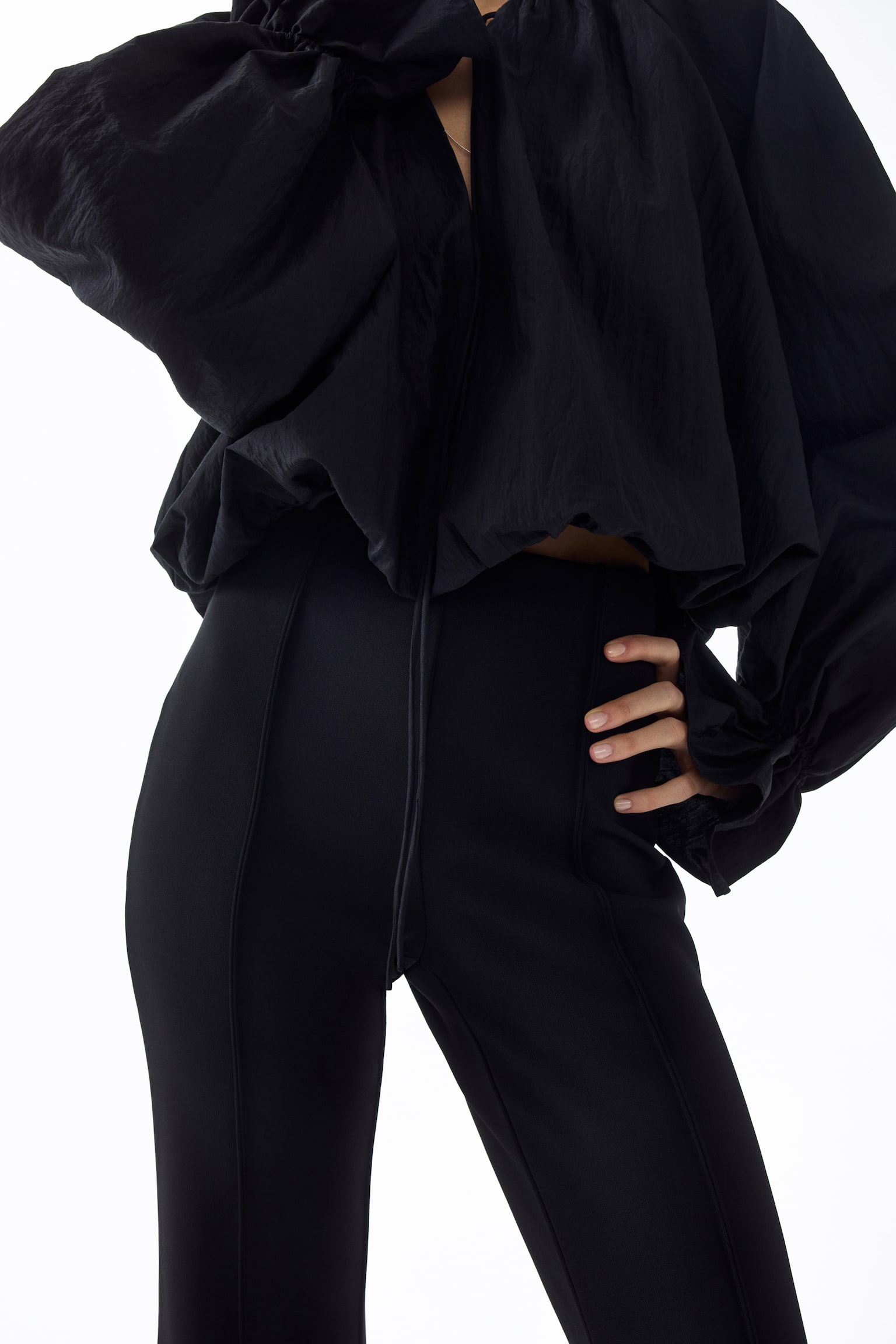 Creased Flared Pants - 5